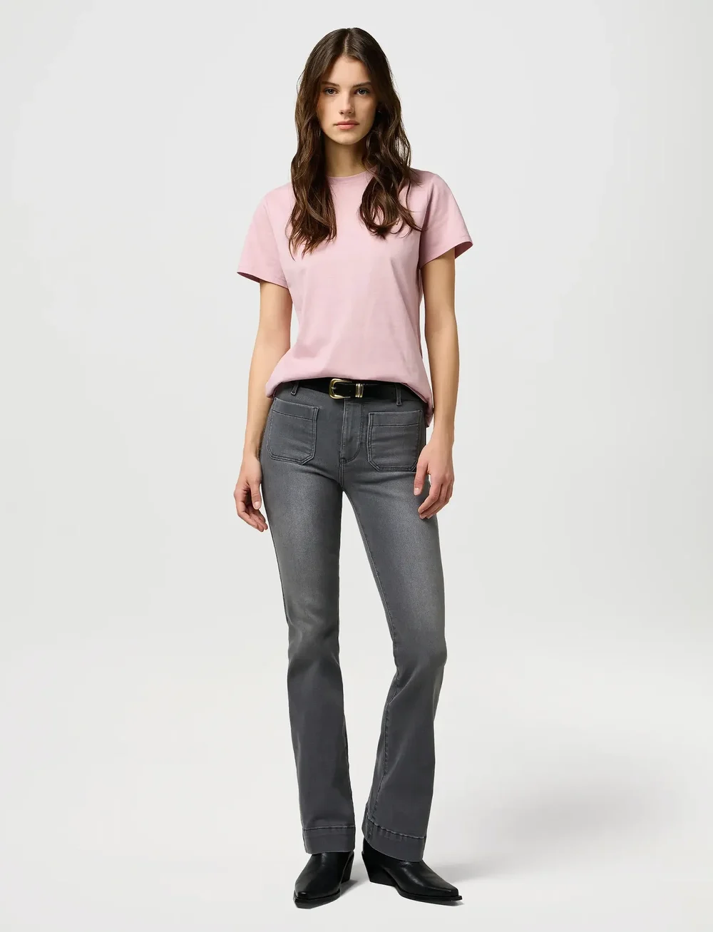 Wrangler - FLARE - flared jeans - frosted fronts - 4