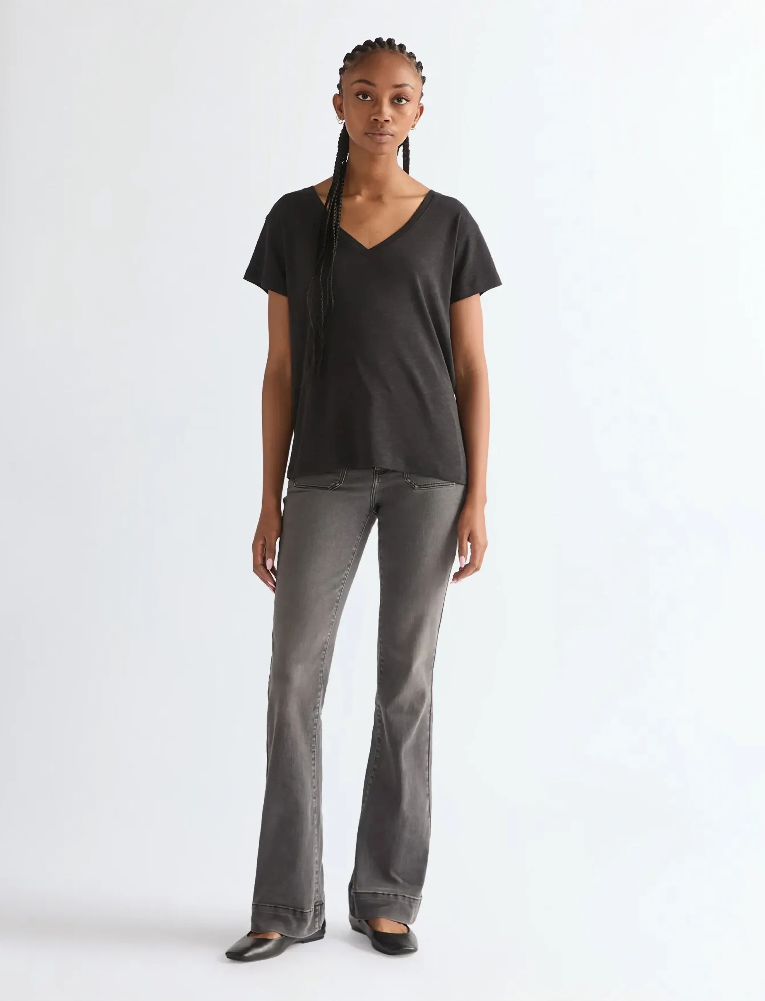 Wrangler - FLARE - flared jeans - frosted fronts - 4