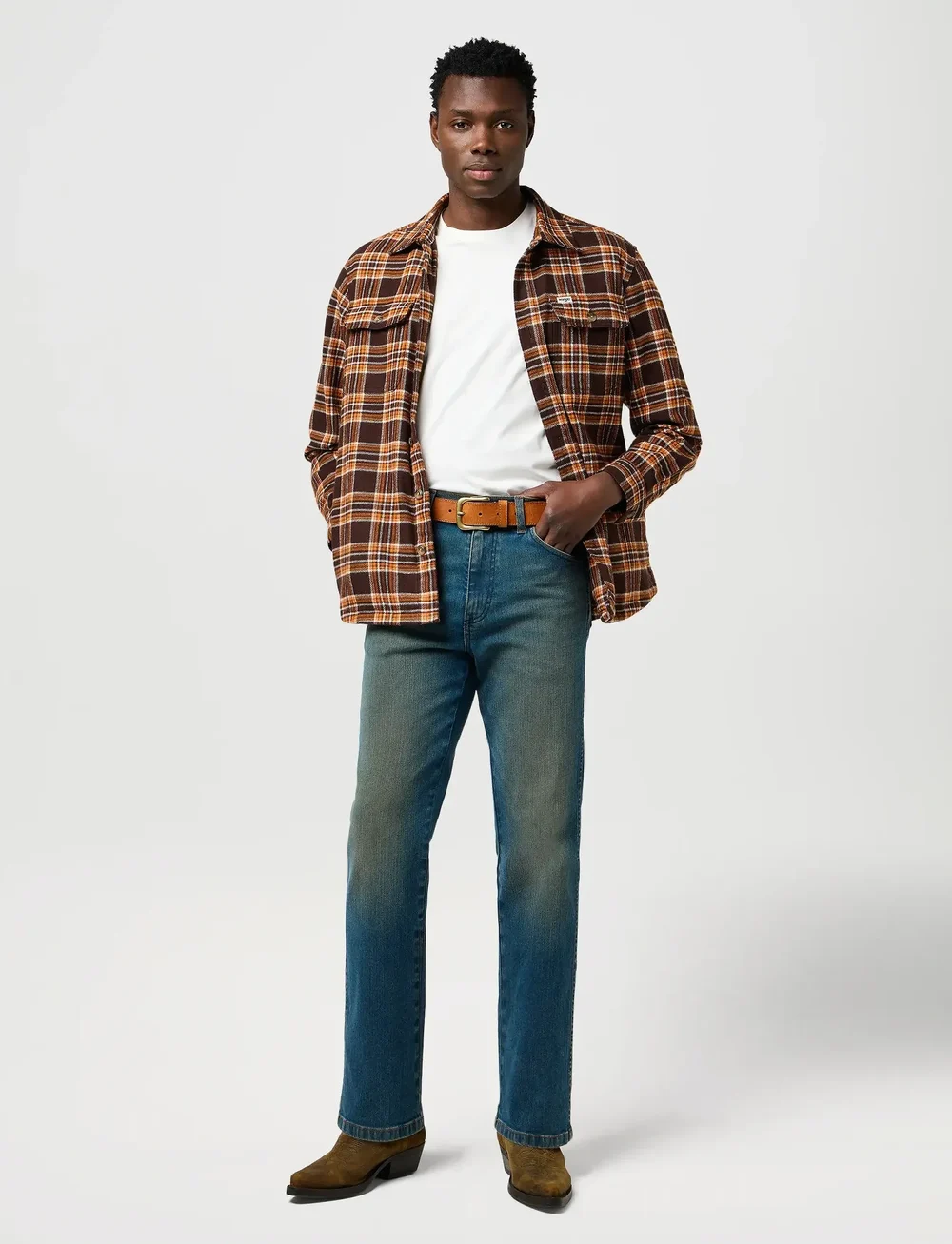 Wrangler - WRANCHER - regular jeans - faded - 4