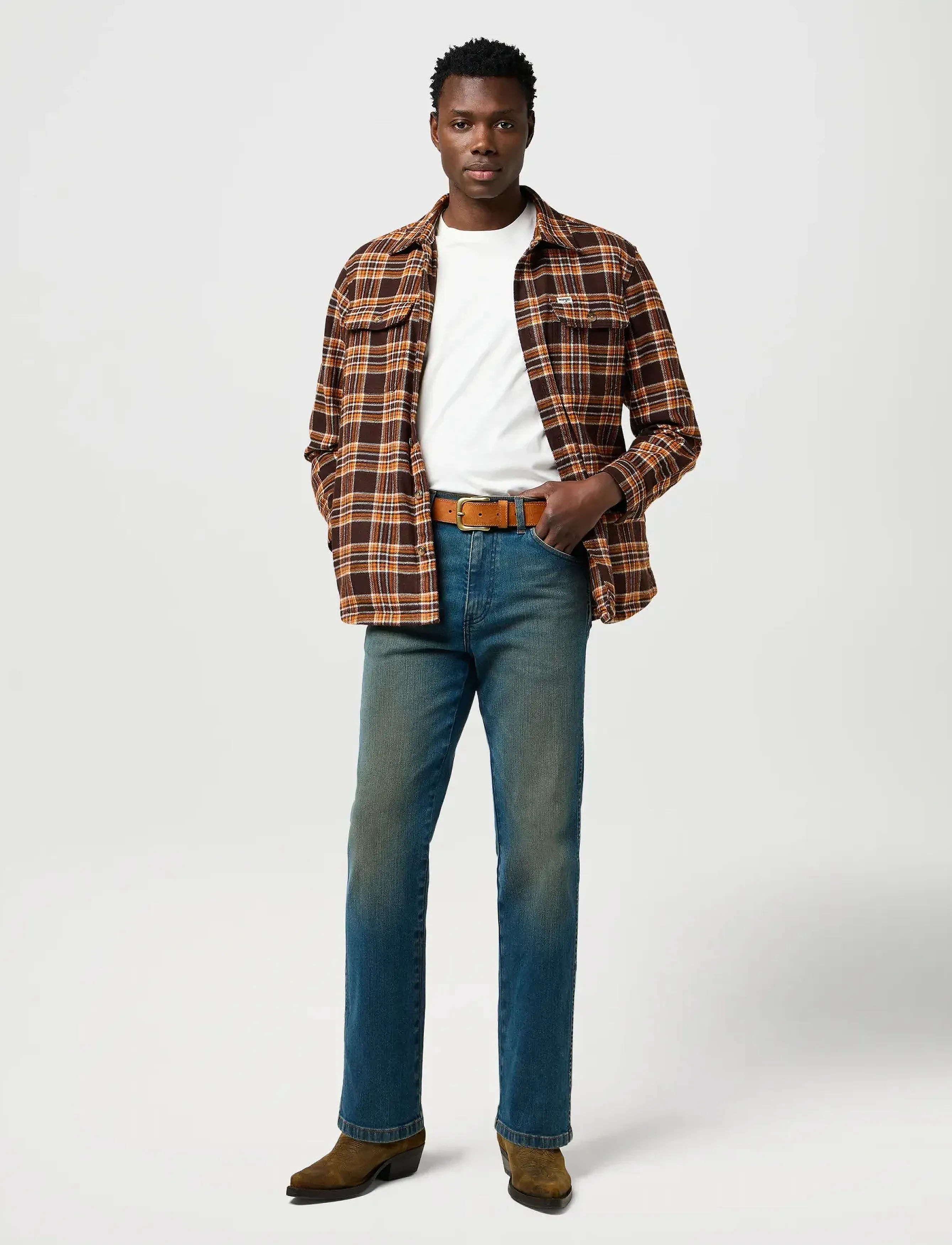 Wrangler - WRANCHER - püksid & teksad - faded - 4