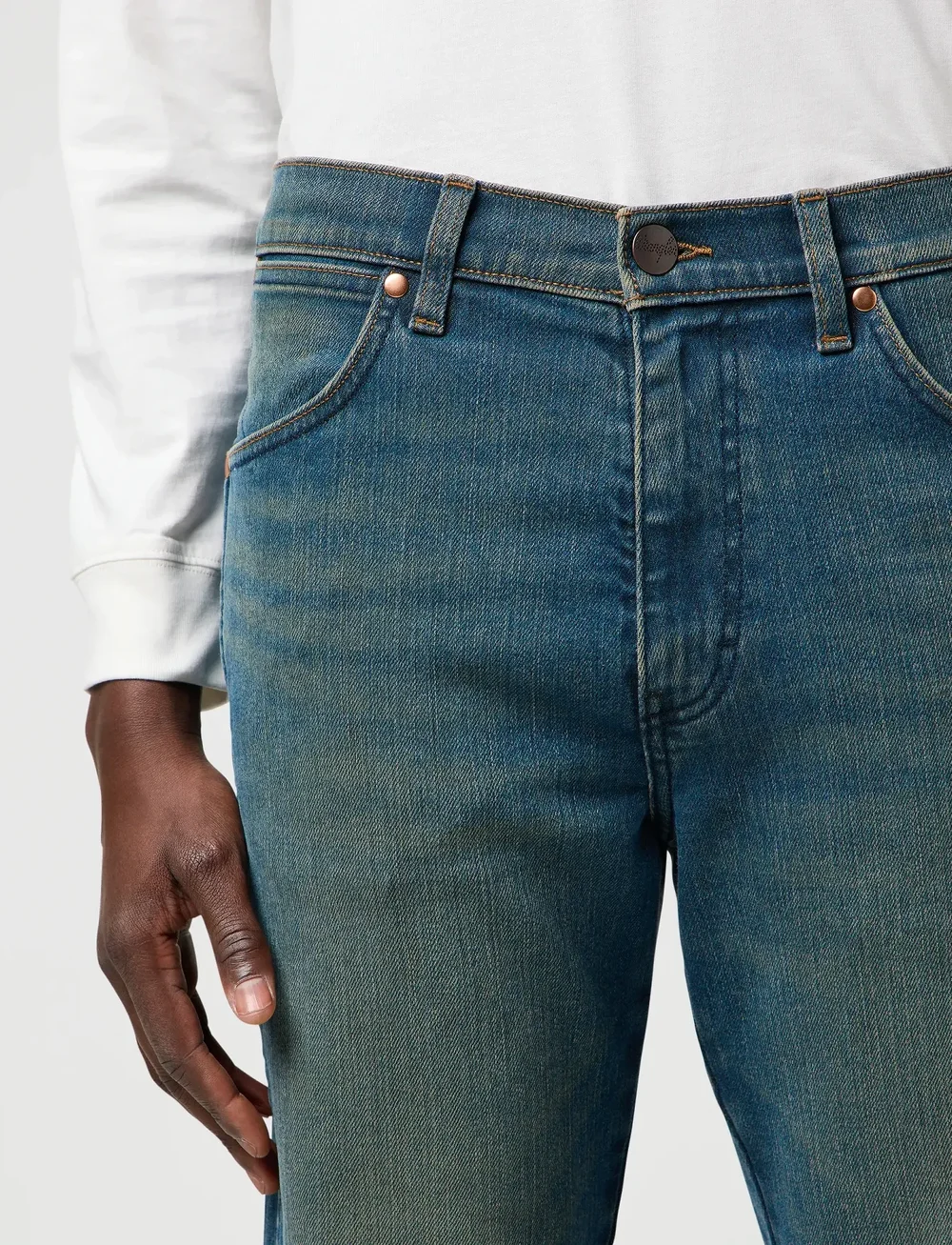 Wrangler - WRANCHER - regular jeans - faded - 5