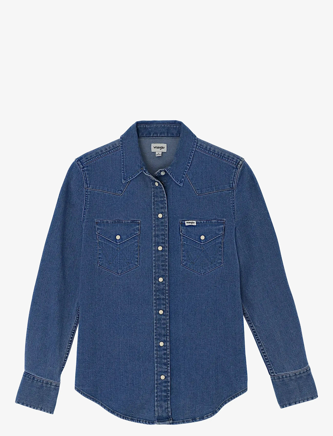 Wrangler - WESTERN SHIRT - jeansskjortor - dark wash - 1