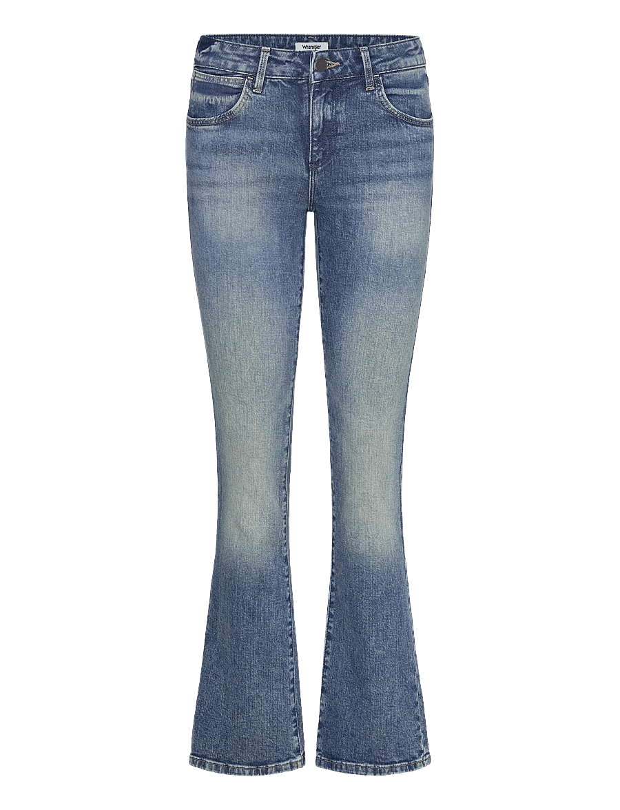 Wrangler - BOOTCUT - platėjantys džinsai - rustler wash - 1