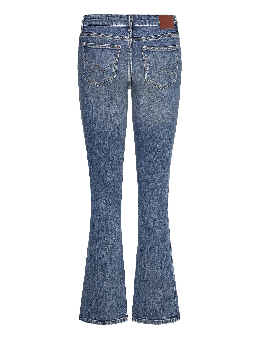 Wrangler - BOOTCUT - platėjantys džinsai - rustler wash - 2