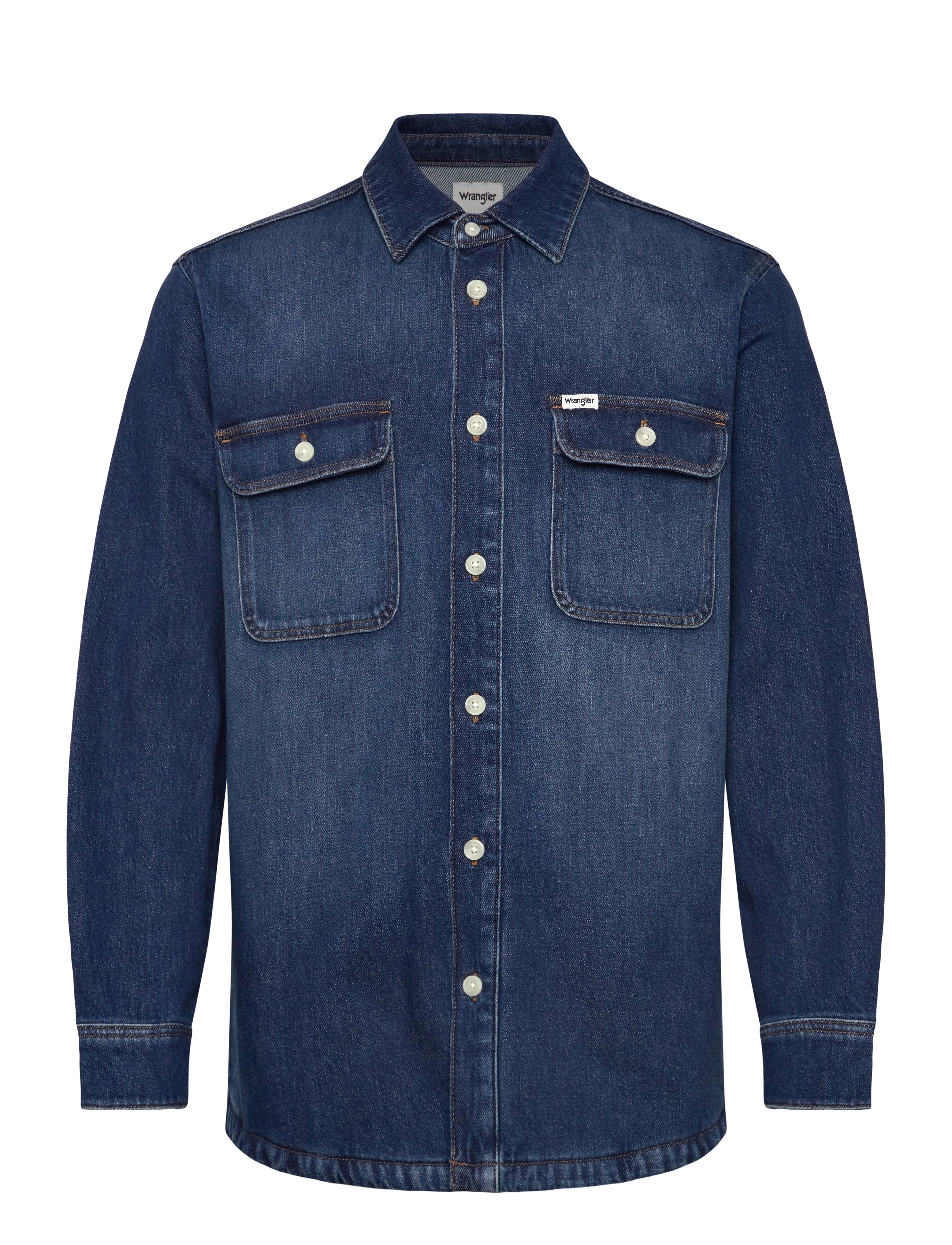 Wrangler OVERSHIRT - Hemden - SLATEBOUND / blue