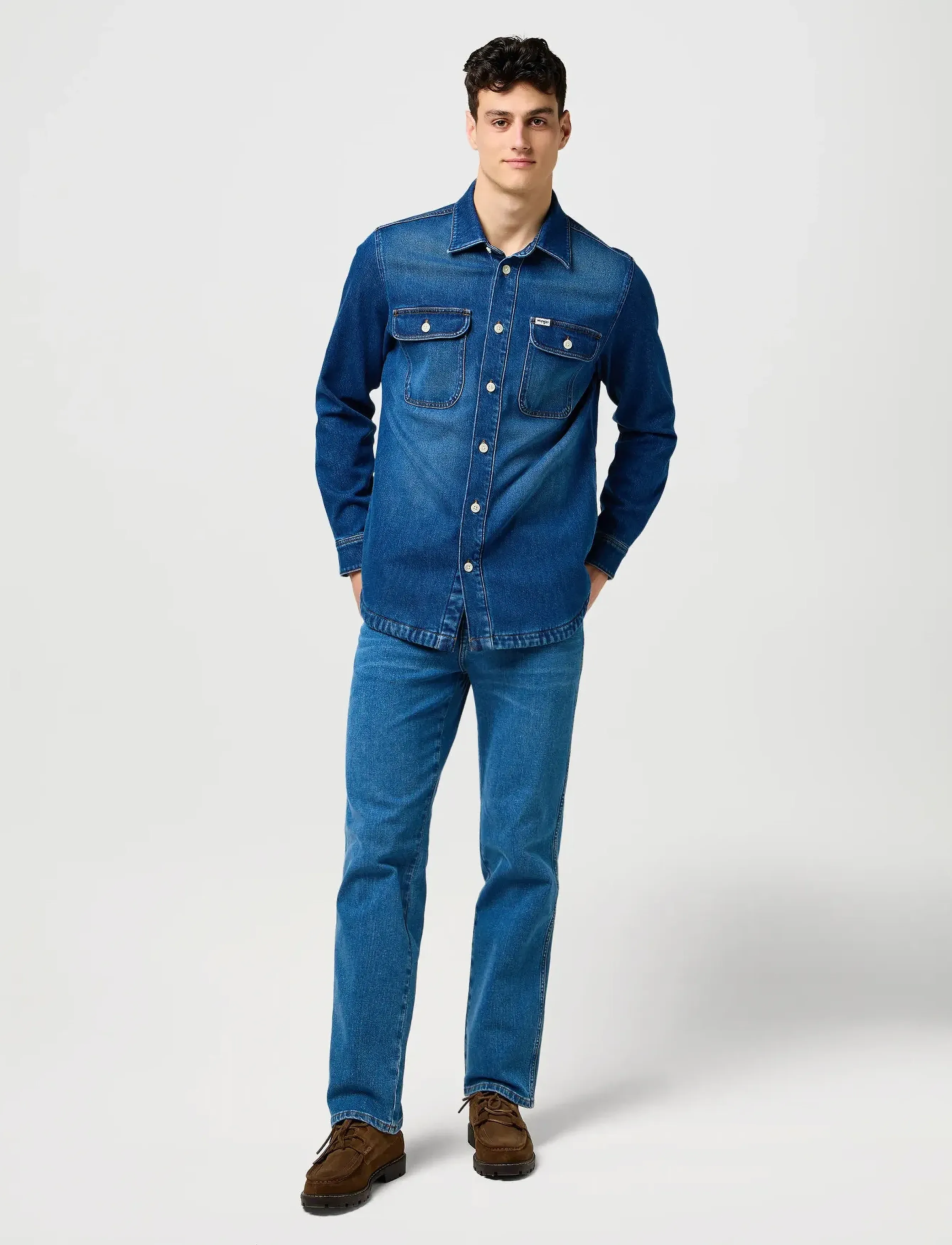 Wrangler - OVERSHIRT - gimtadienio dovanos - slatebound - 4