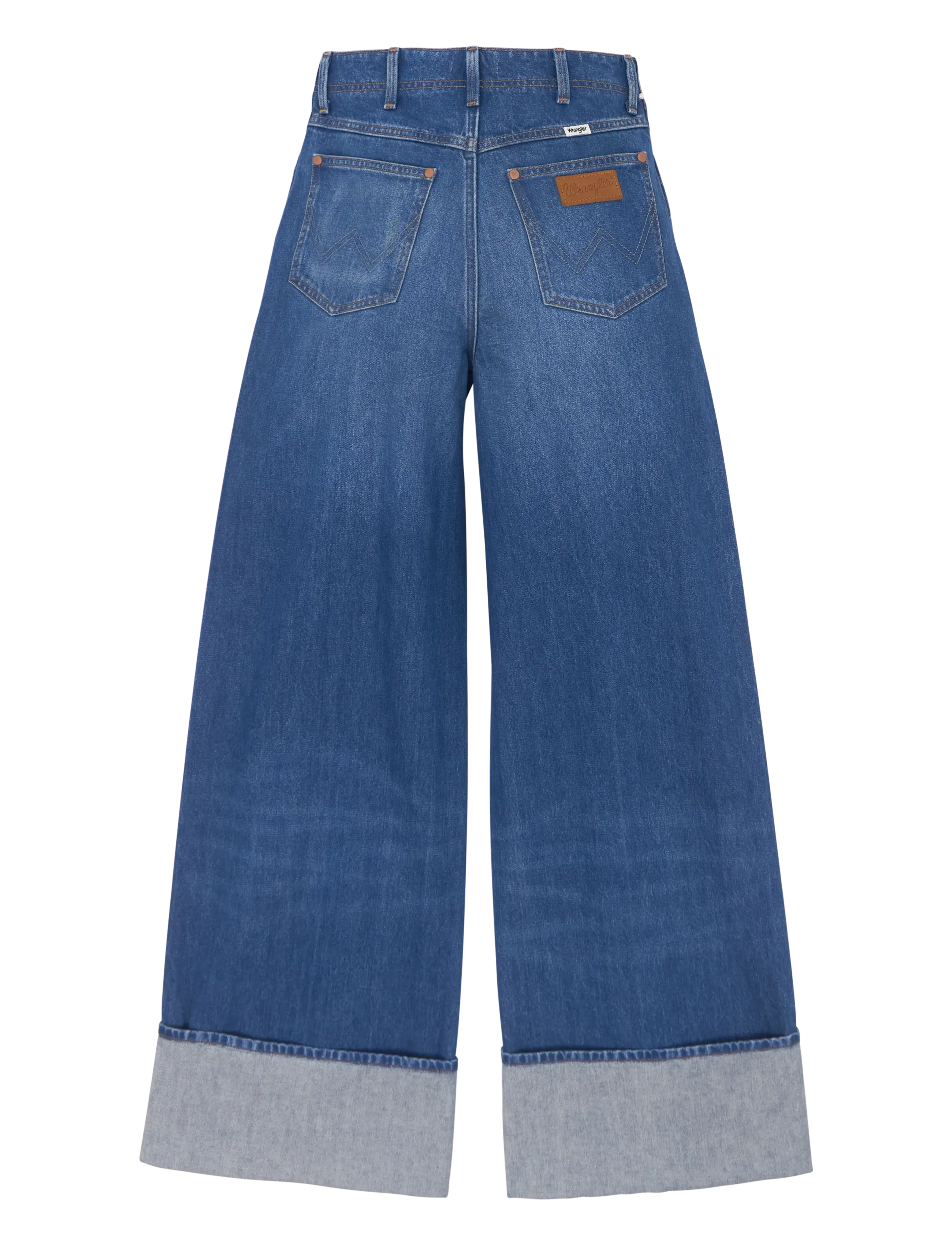 Wrangler - CUFFED TROUSER - hosen mit weitem bein - rodeo ridge - 2