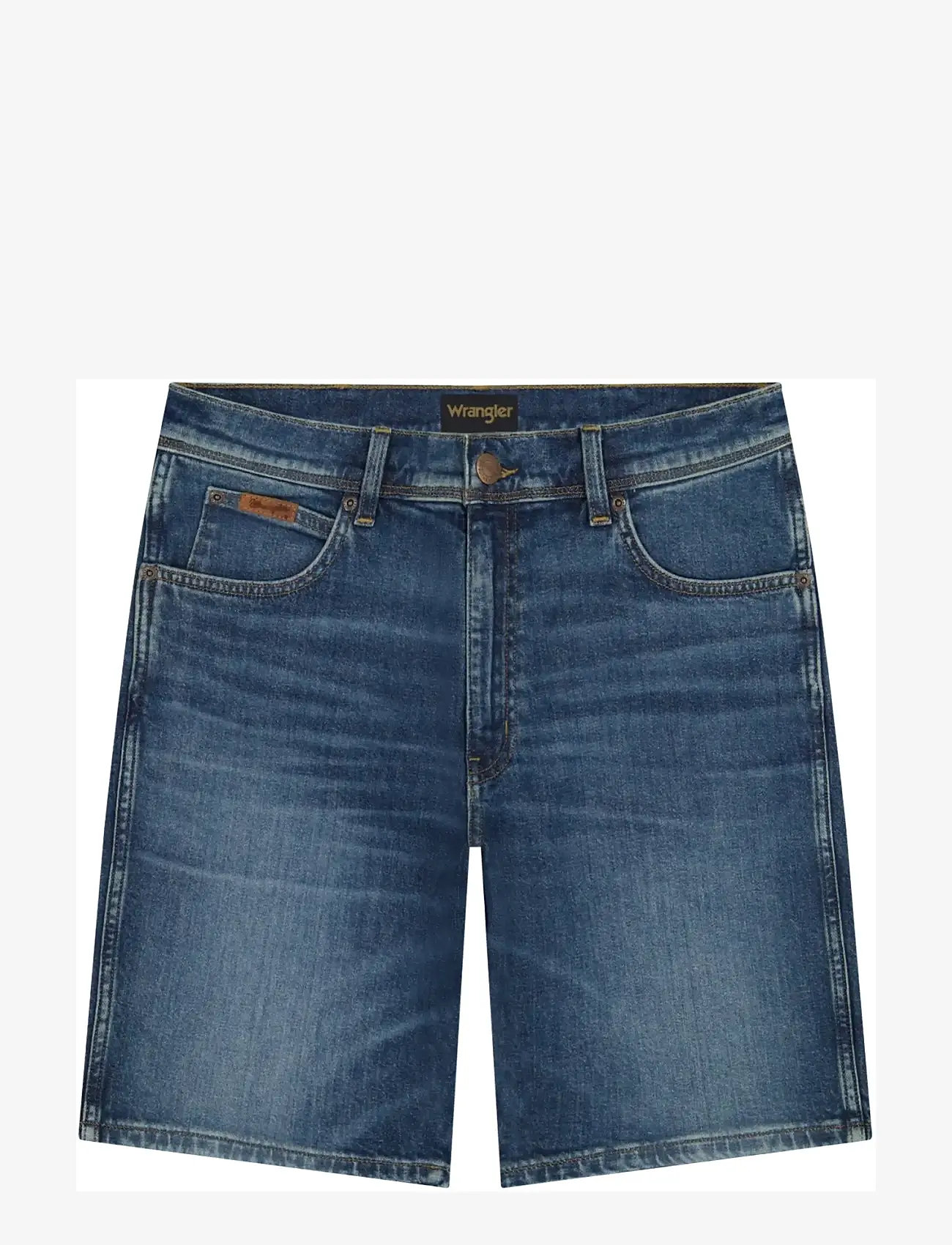 Wrangler - TEXAS SHORTS - jeans shorts - stormforge blue - 1