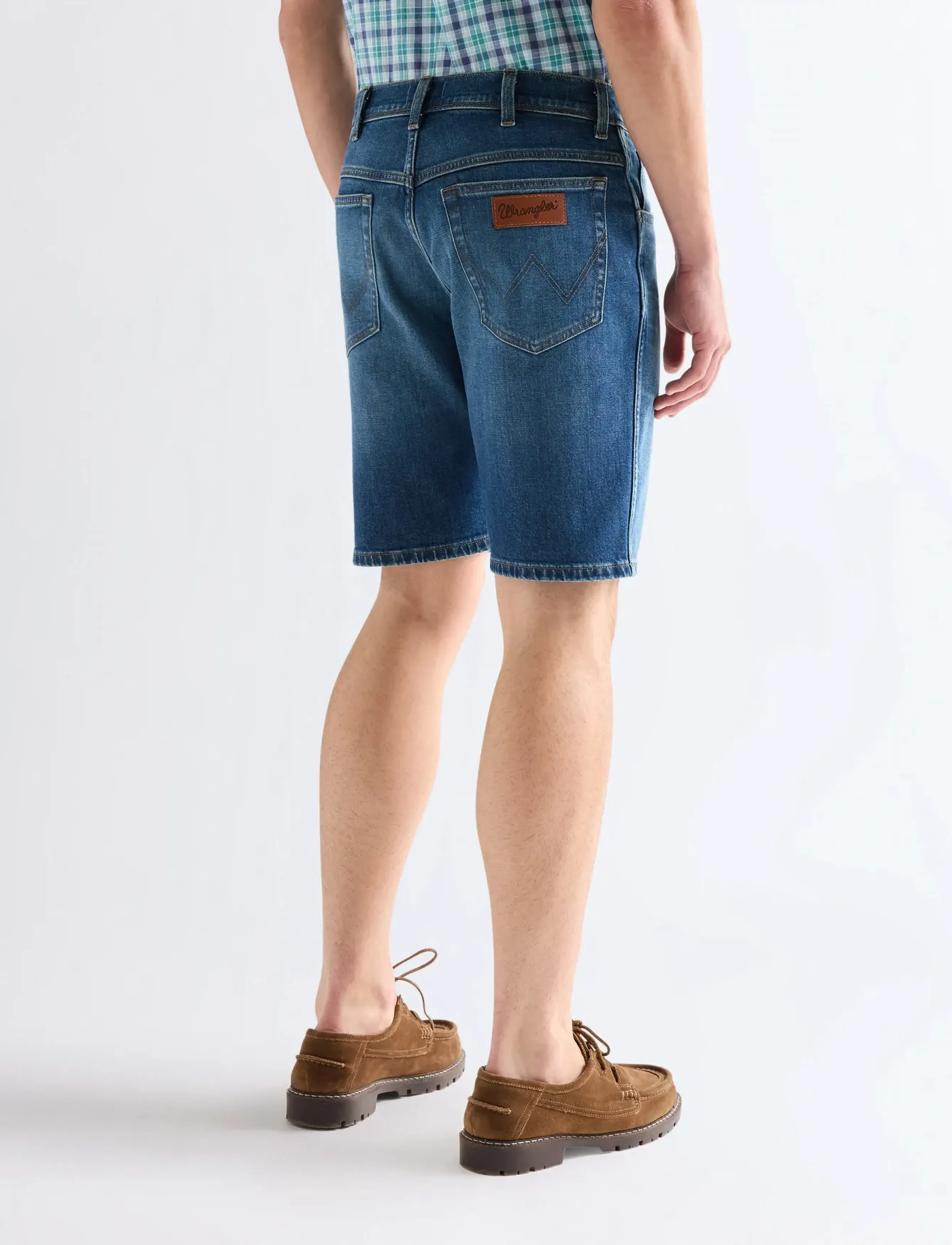 Wrangler - TEXAS SHORTS - farkkushortsit - stormforge blue - 3