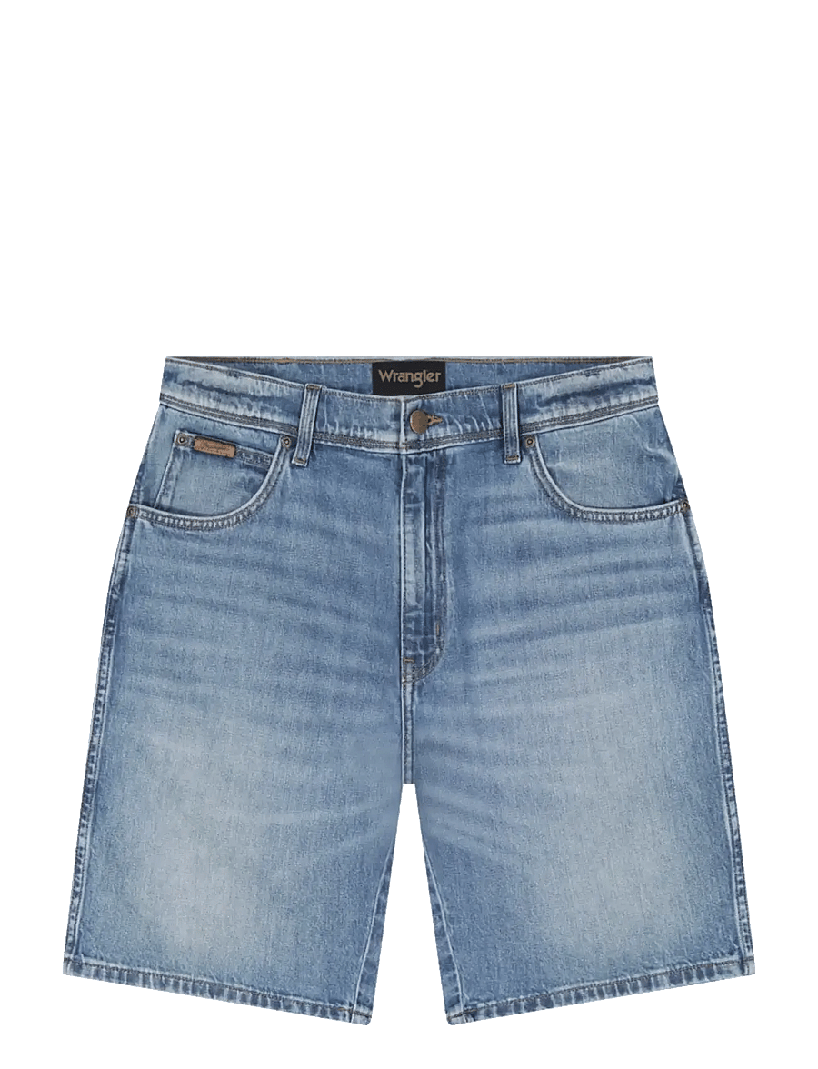 Wrangler - TEXAS SHORTS - jeansshorts - harbor blue - 1