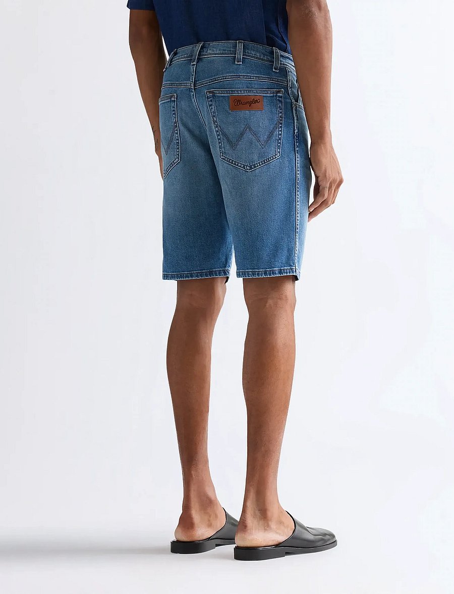 Wrangler - TEXAS SHORTS - jeansshorts - harbor blue - 2