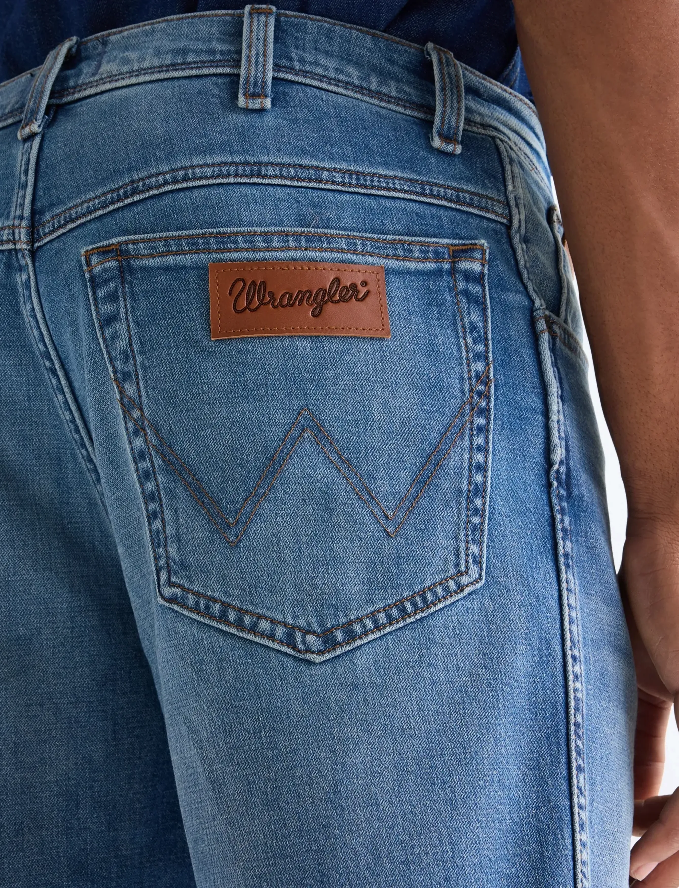 Wrangler - TEXAS SHORTS - mężczyźni - harbor blue - 5