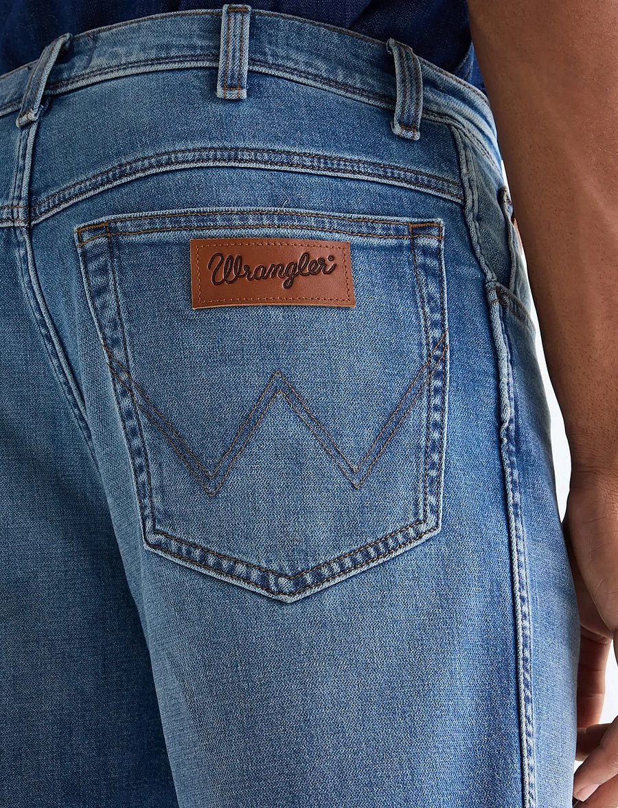 Wrangler - TEXAS SHORTS - jeansshorts - harbor blue - 5