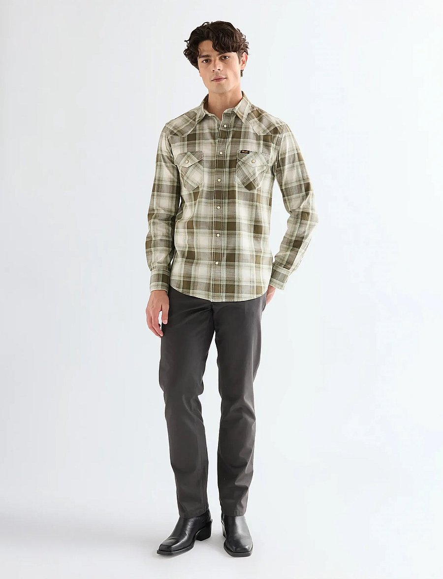 Wrangler - TEXAS - chinos - faded black - 3