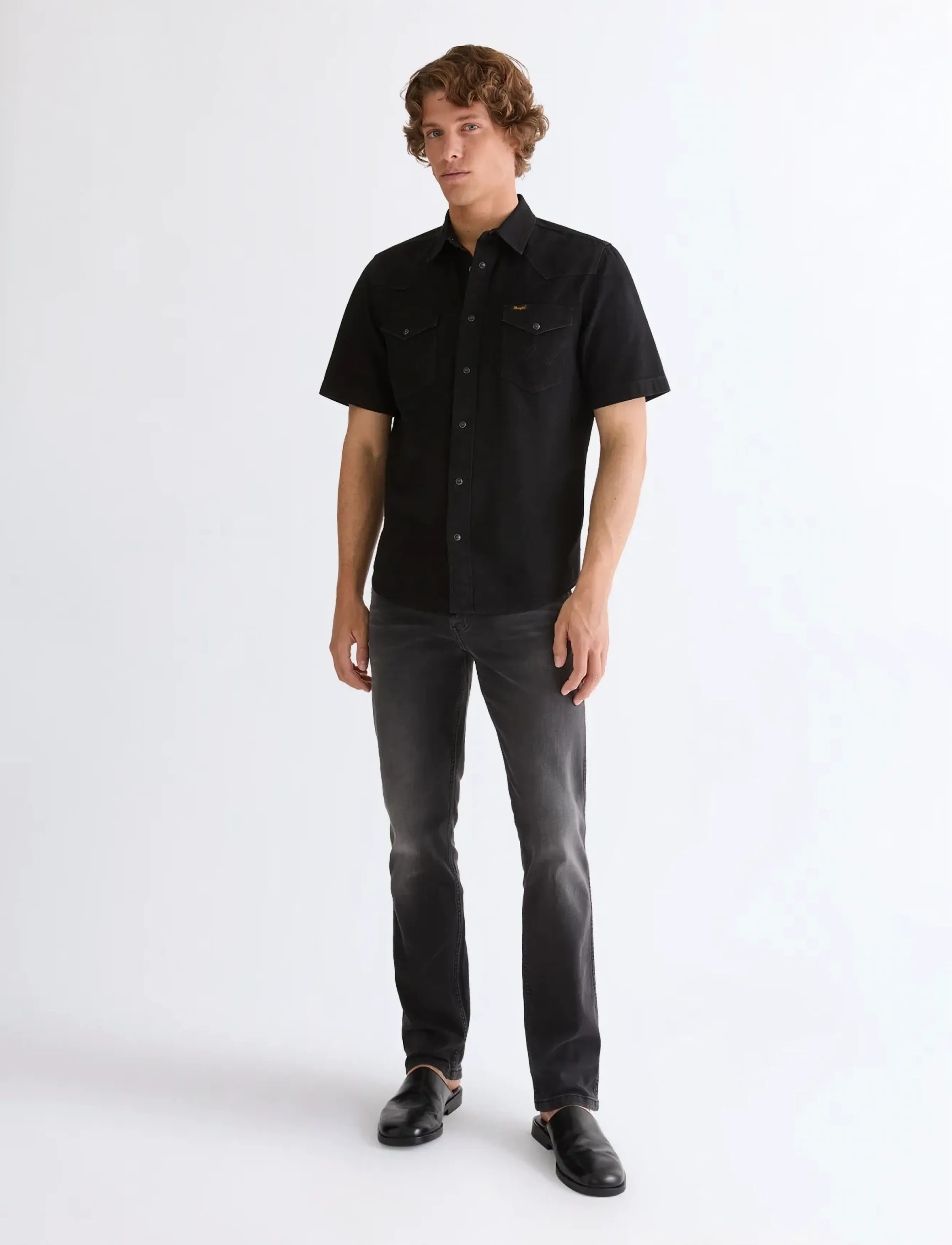 Wrangler - GREENSBORO - regular jeans - raven ash - 4