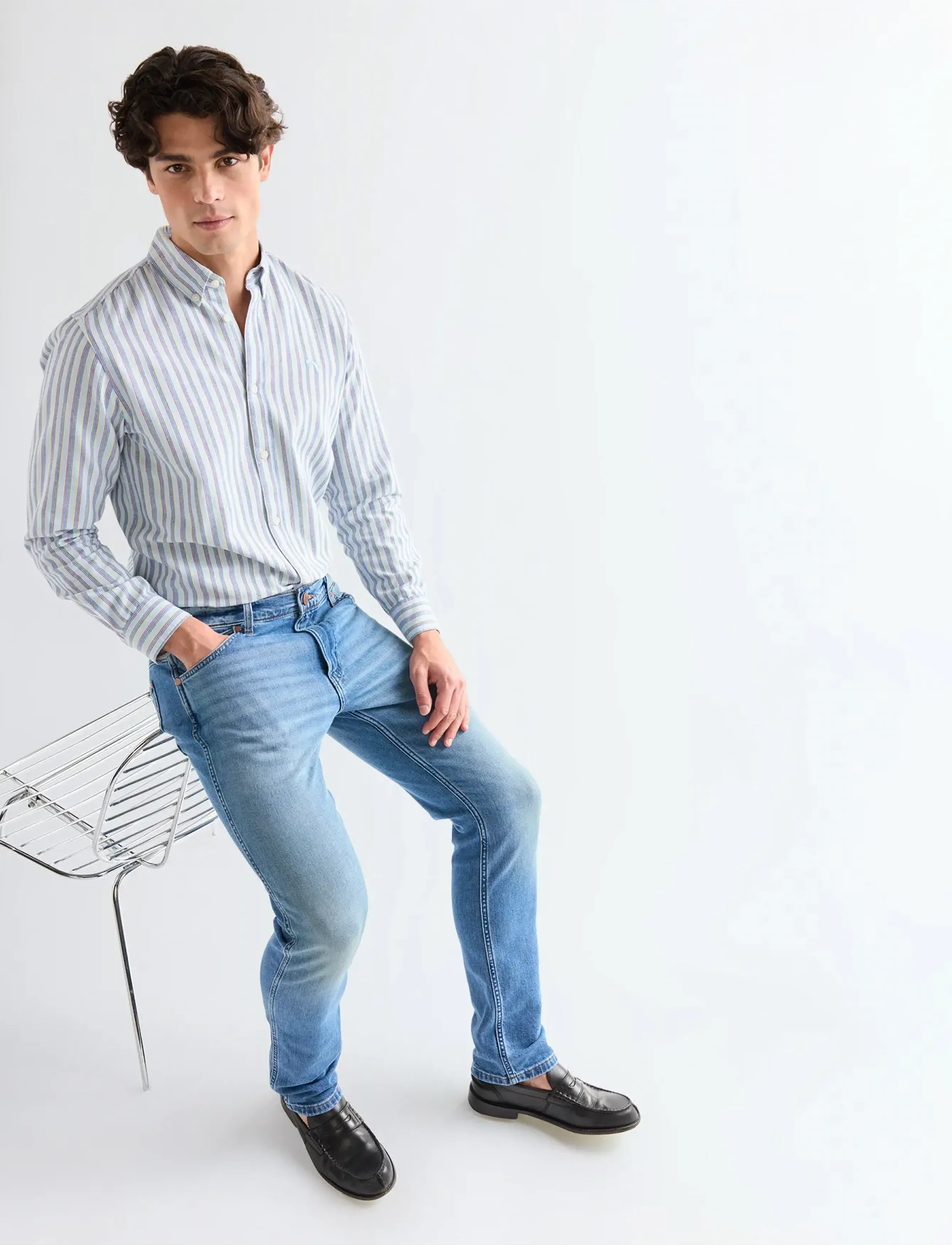Wrangler GREENSBORO - Kläder - HARBOR BLUE / blue