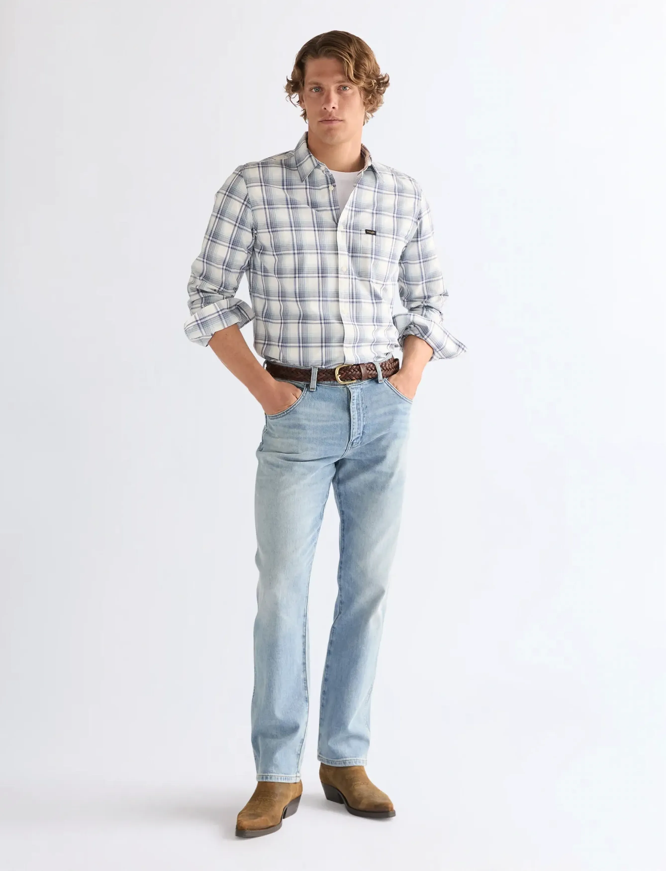 Wrangler - TEXAS - regular jeans - tundra ridge - 4