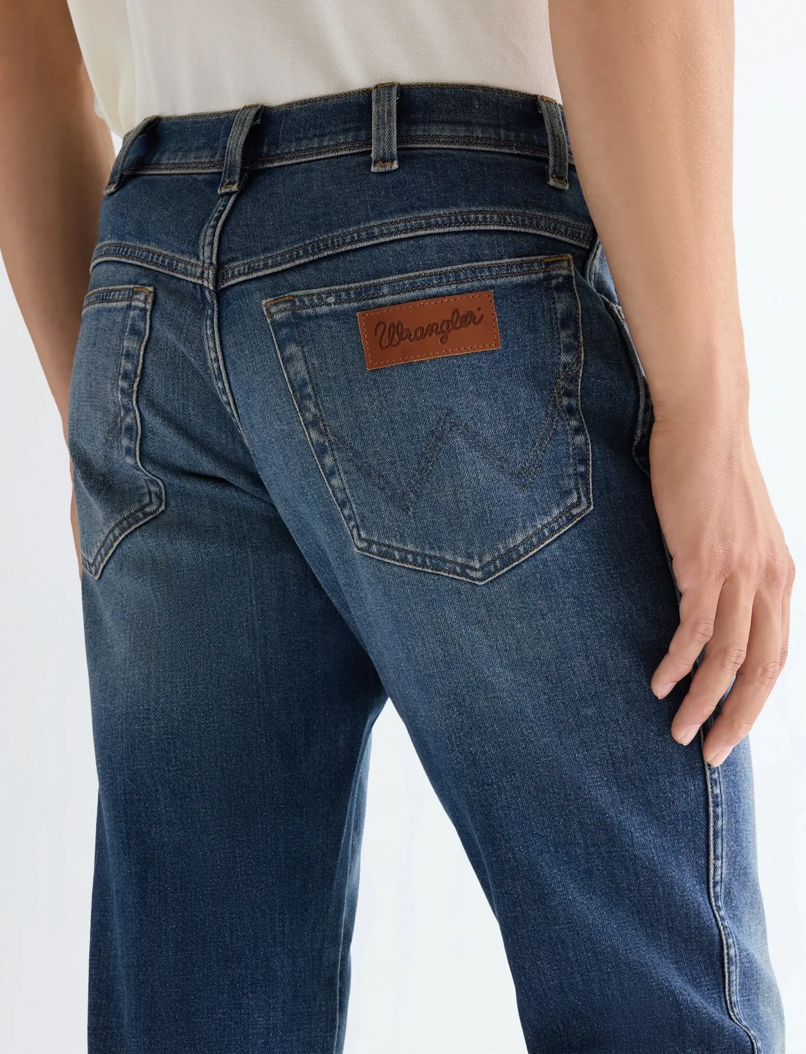 Wrangler - TEXAS SLIM - püksid & teksad - rust belt - 5