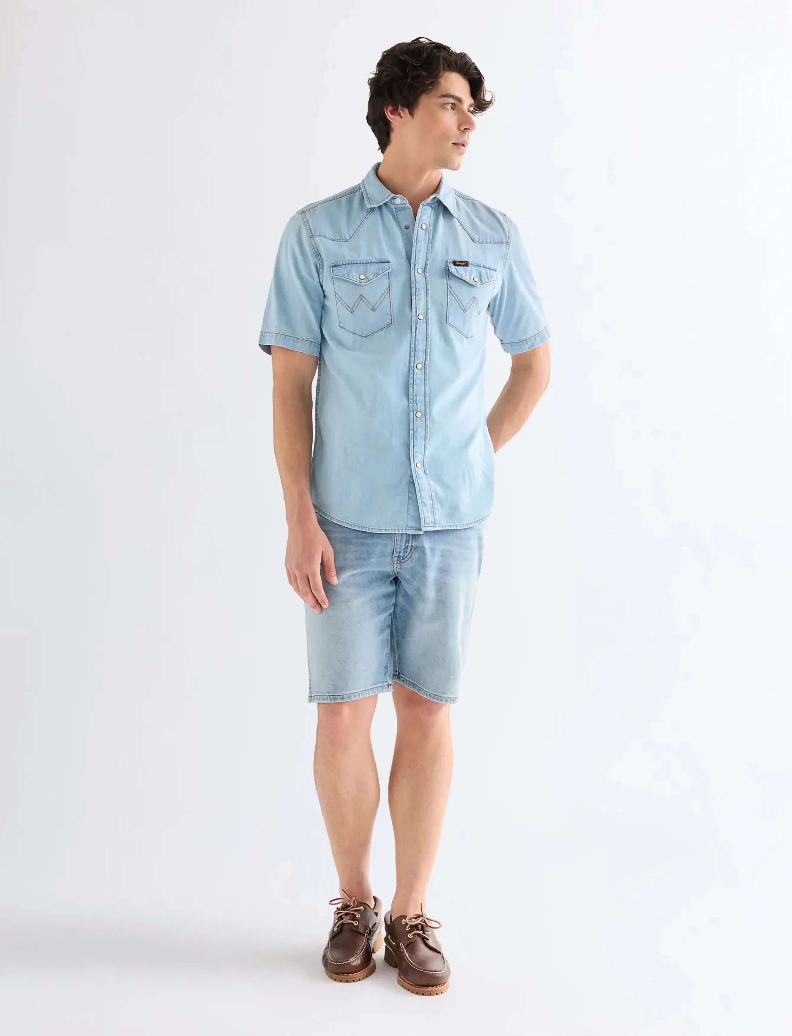 Wrangler - TEXAS SHORTS - gallastuttbuxur - tundra ridge - 4
