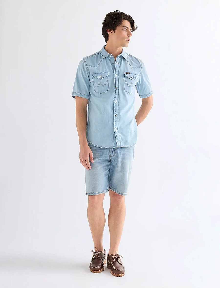 Wrangler - TEXAS SHORTS - gallastuttbuxur - tundra ridge - 4