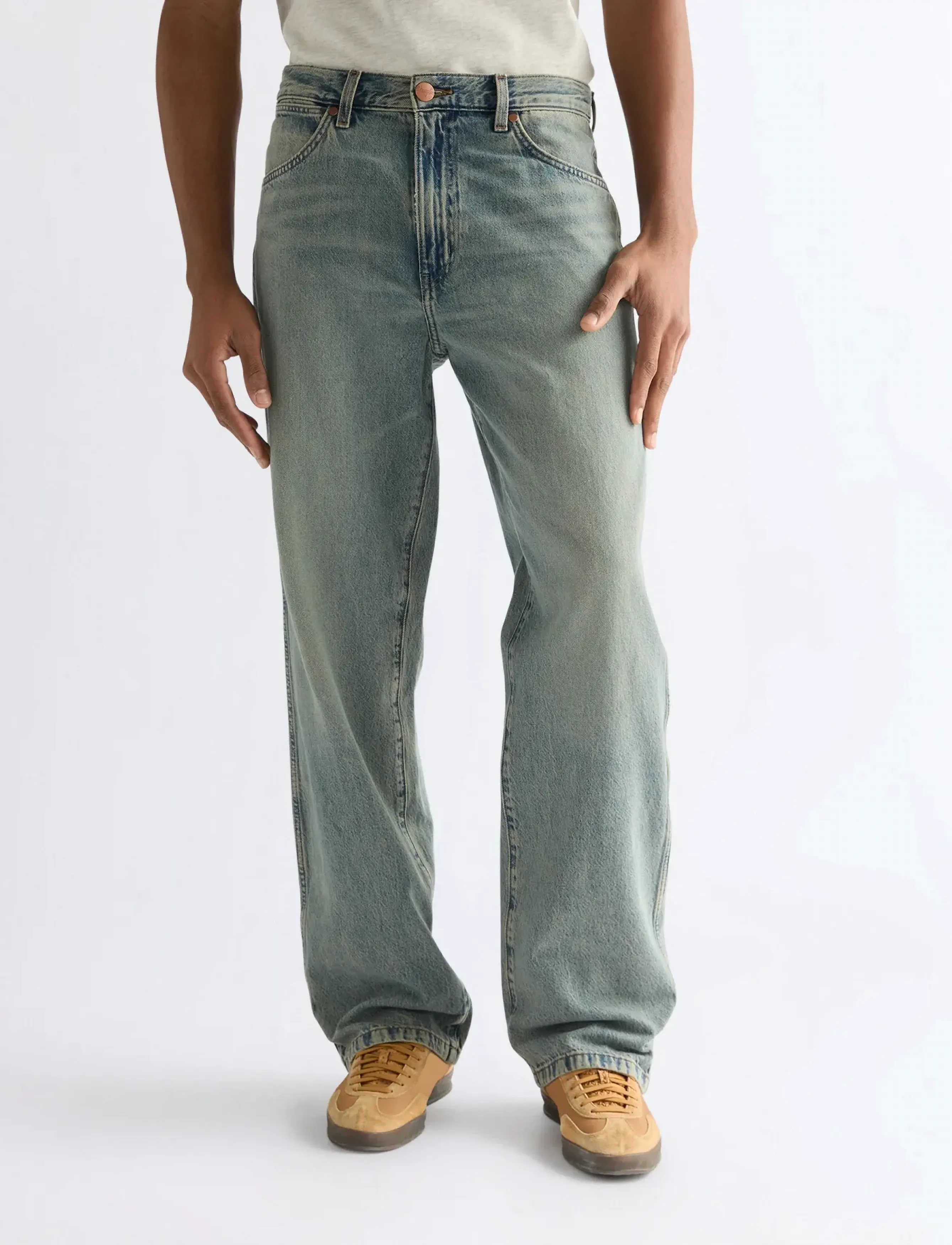 Wrangler LOOSE STRAIGHT - Kolekcijos - CANYON SHADE / blue