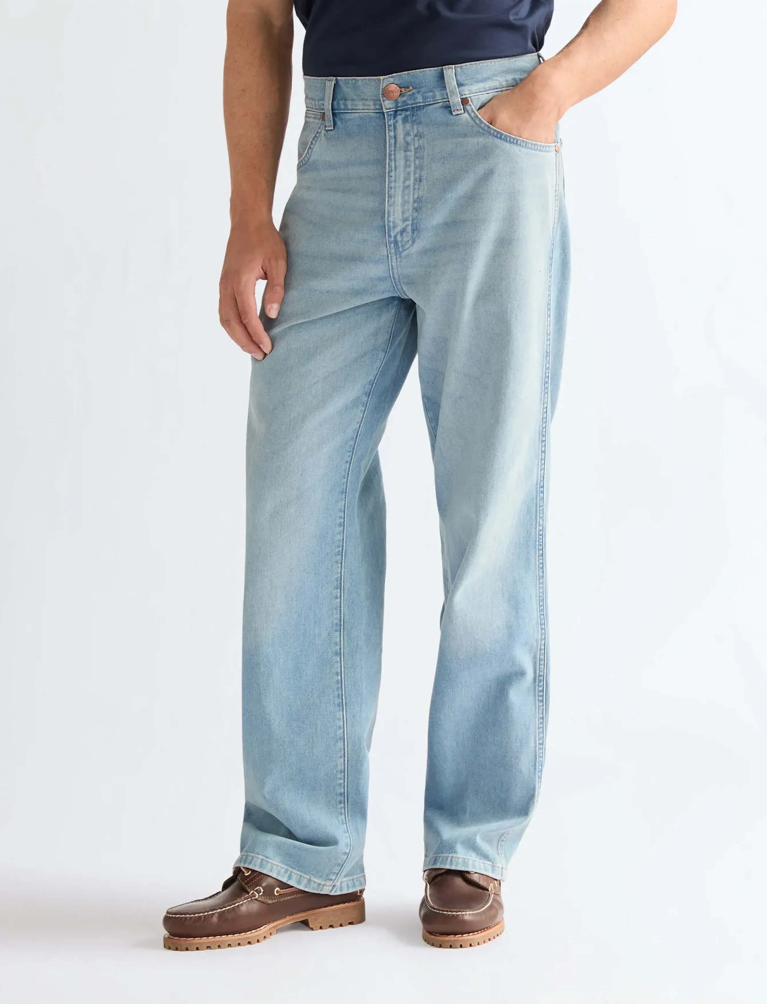 Wrangler LOOSE STRAIGHT - Kollektionen - DOVE WING / blue