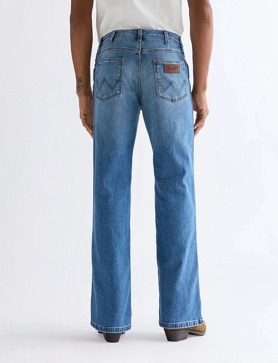 Wrangler - LOOSE BOOT - alt laienevad teksad - harbor blue - 3