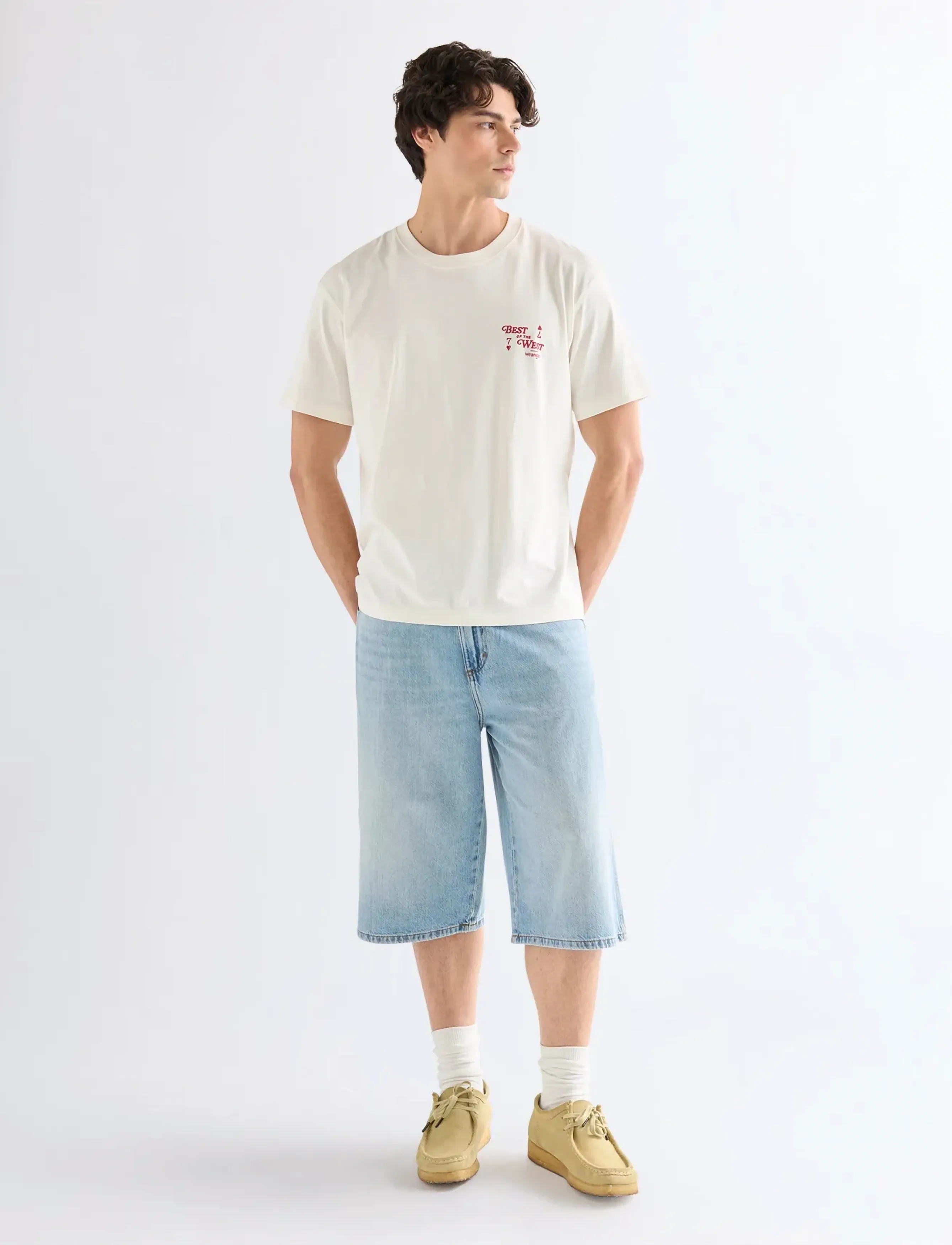 Wrangler - JORT SHORTS - lühikesed teksapüksid - dawn - 4
