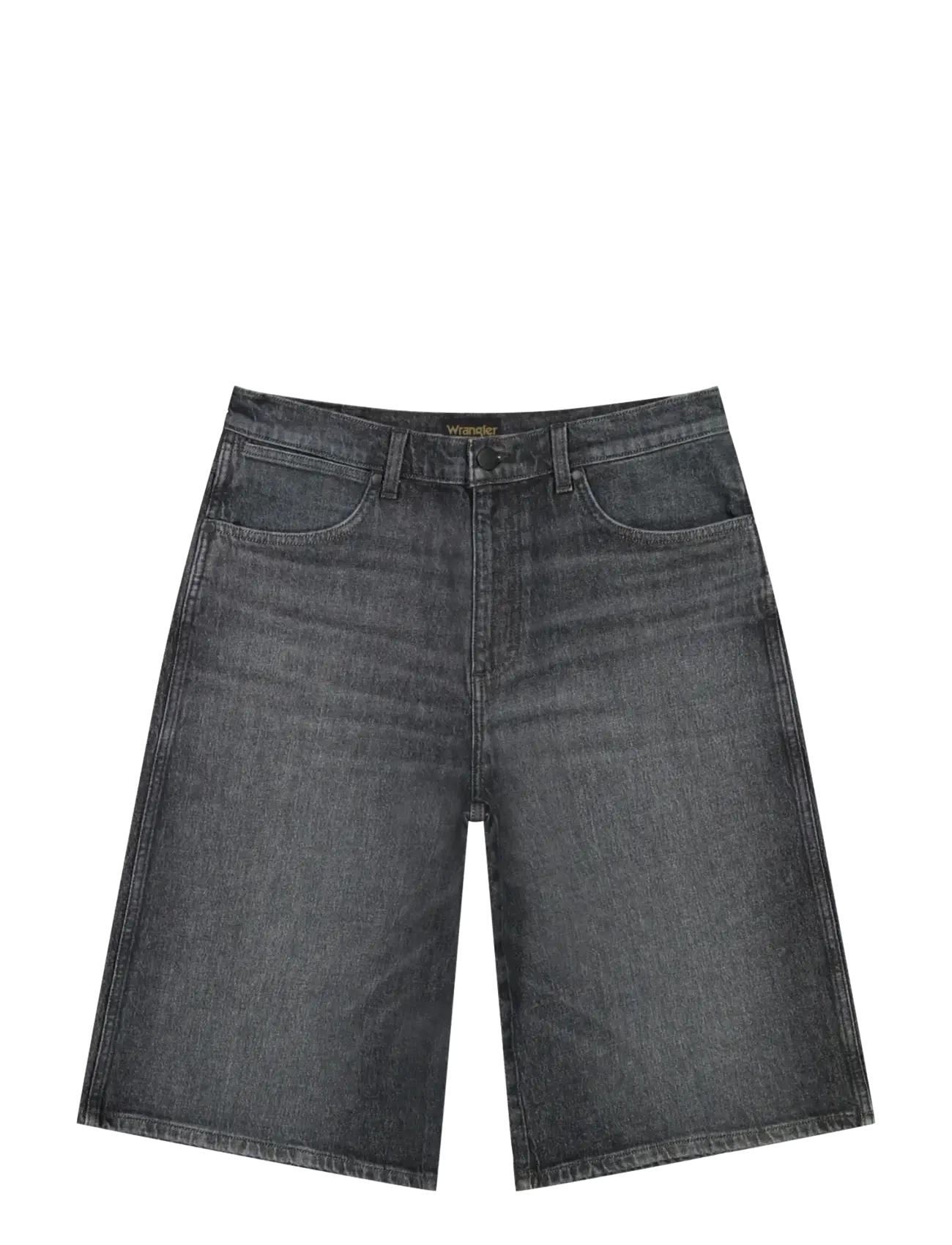 Wrangler JORT SHORTS - Tänavastiil - IRON FAWN / black