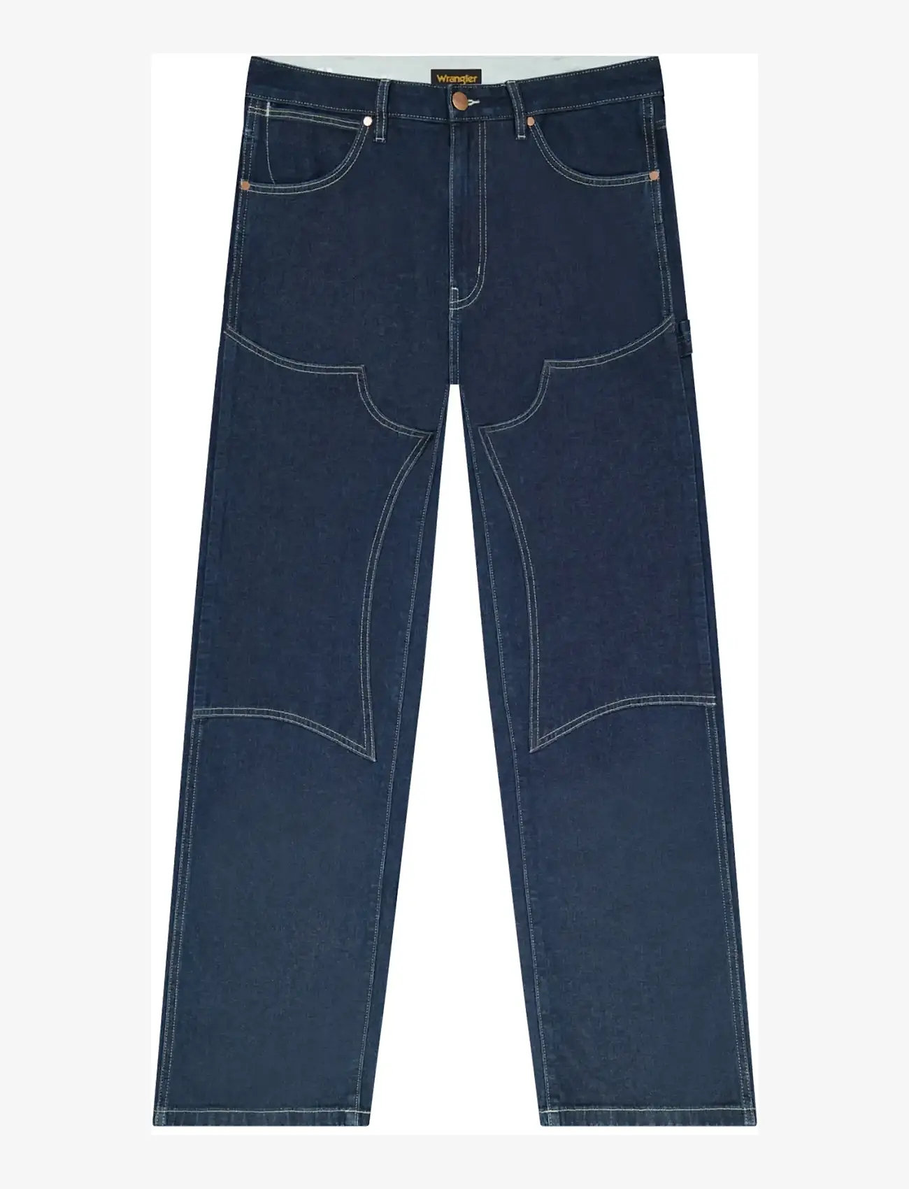 Wrangler - DOUBLE KNEE CARPENTER - bukser & jeans - rinsed - 1