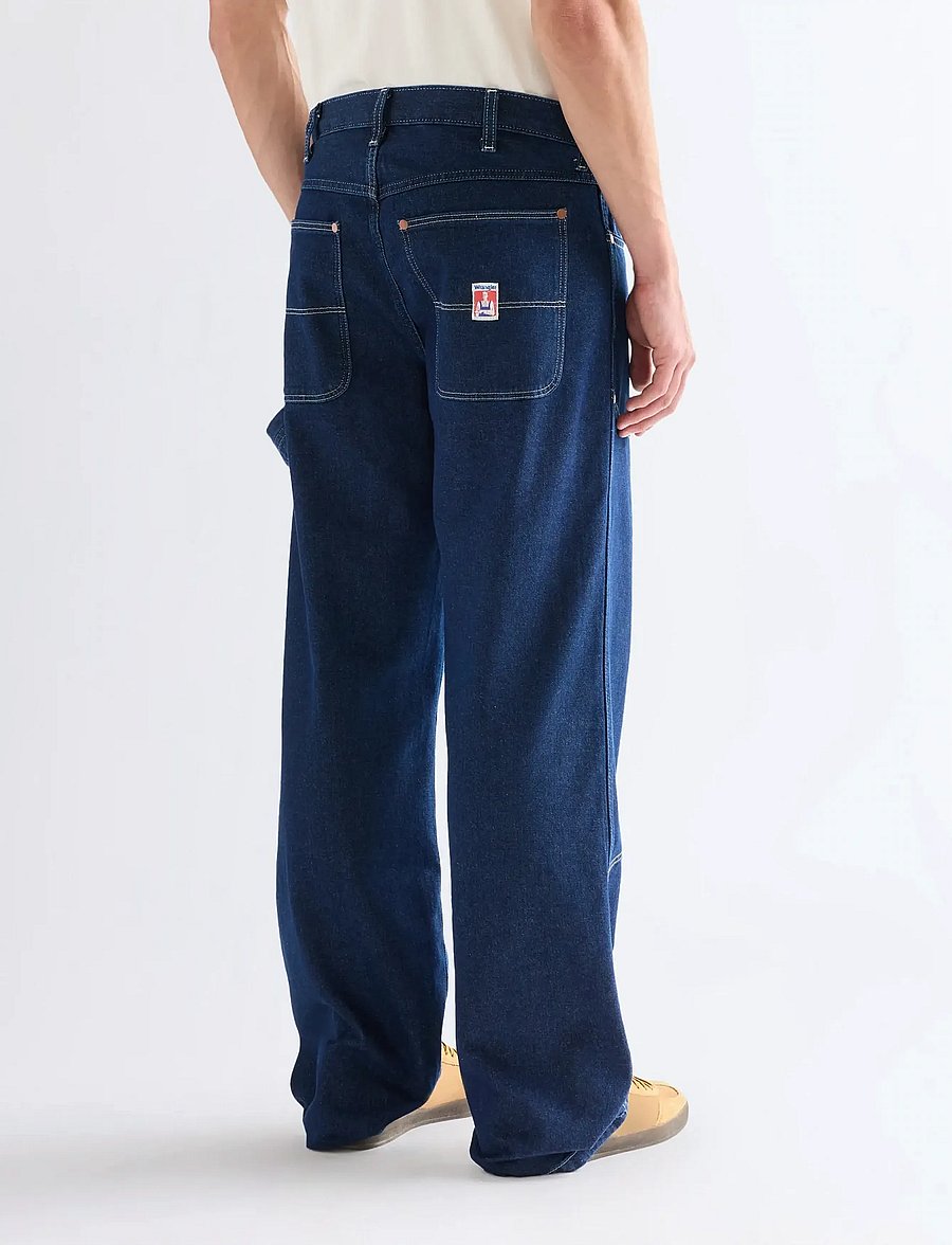 Wrangler - DOUBLE KNEE CARPENTER - weite jeans - rinsed - 3