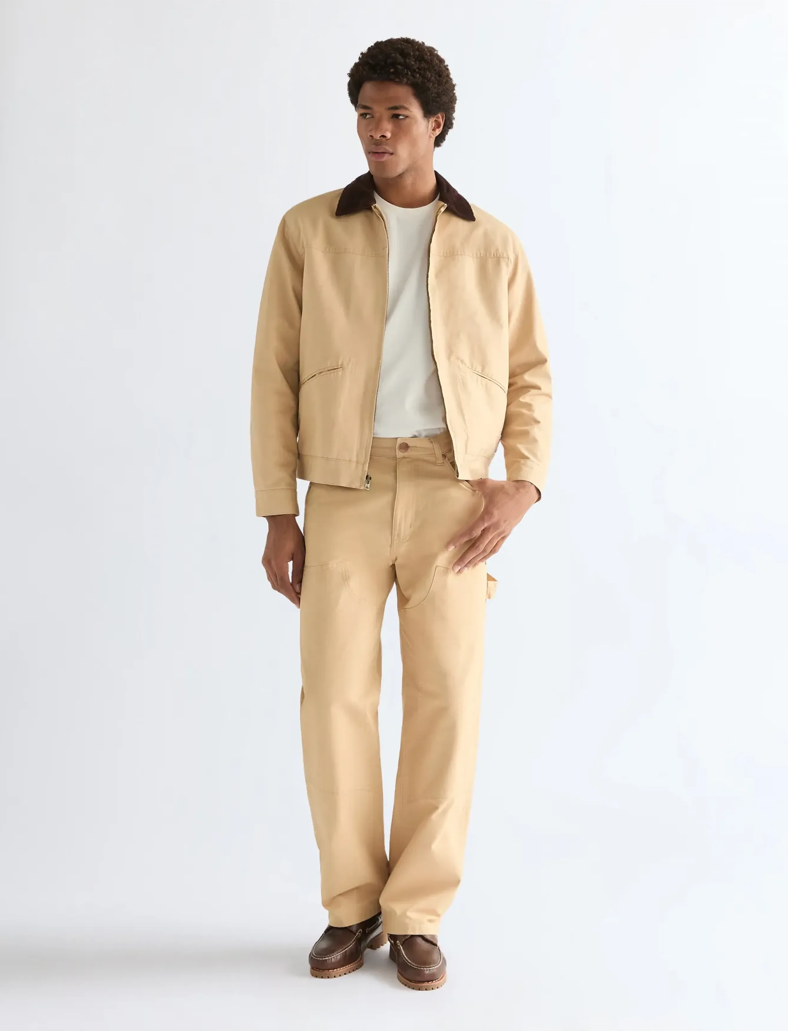 Wrangler - DOUBLE KNEE CARPENTER - herbstliche kleidung - golden wheat - 4