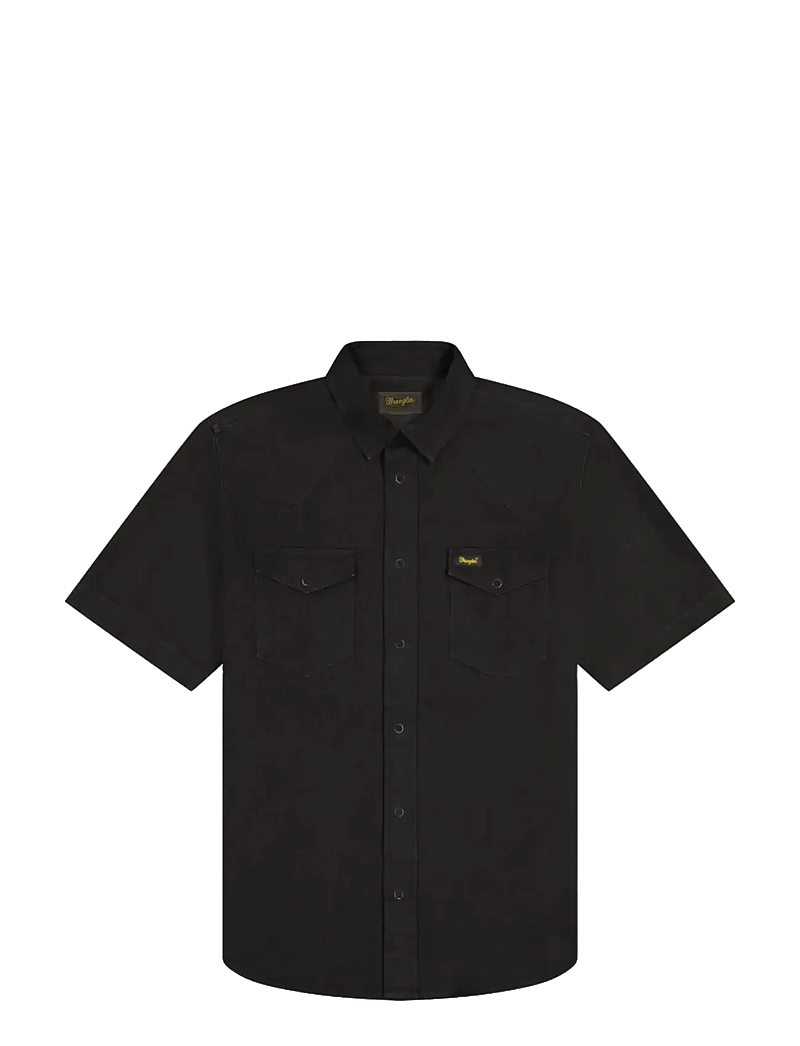 Wrangler - SS WESTERN SHIRT - jeanshemden - rinse black - 1
