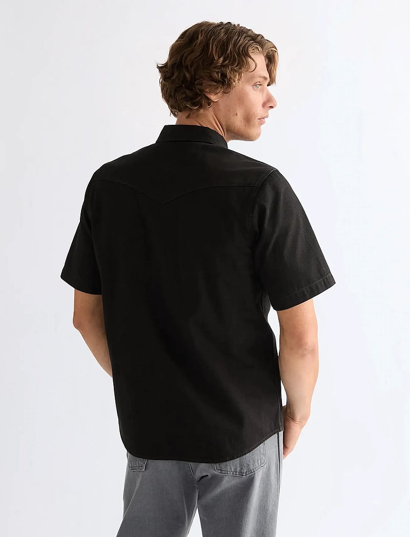 Wrangler - SS WESTERN SHIRT - jeanshemden - rinse black - 3