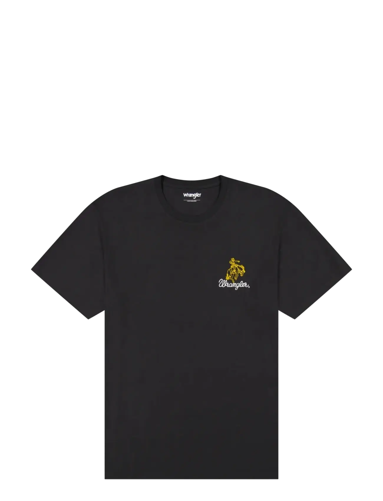 Wrangler EMBROIDERY TEE - Wrangler - BLACK / black