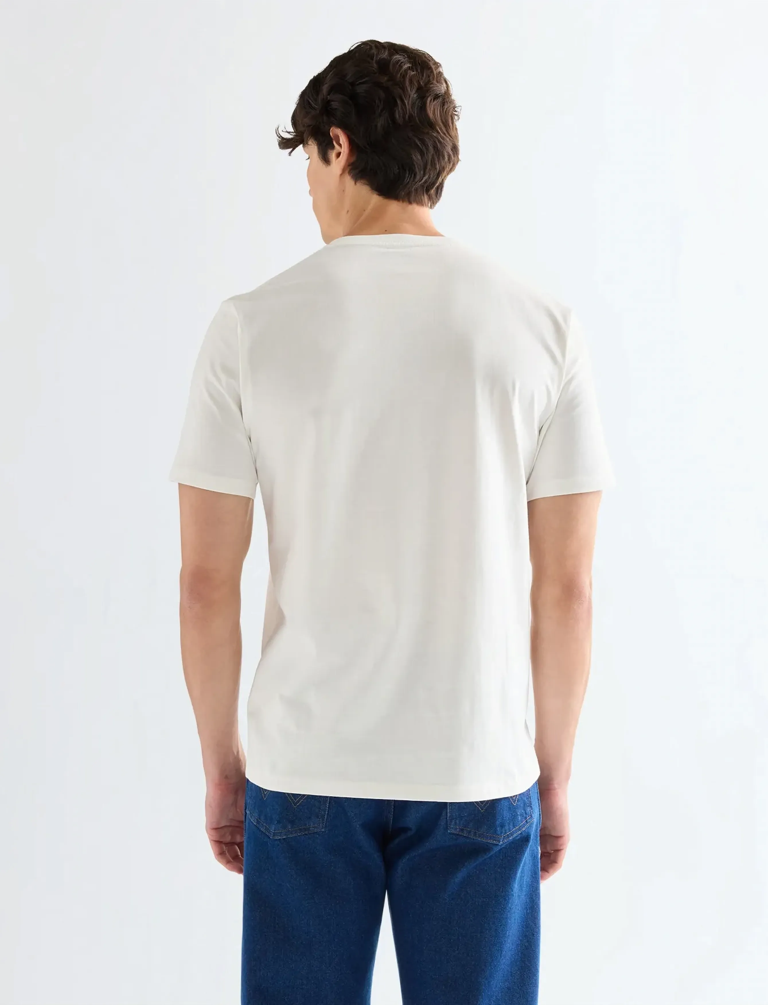 Wrangler - EMBROIDERY TEE - madalaimad hinnad - worn white - 3