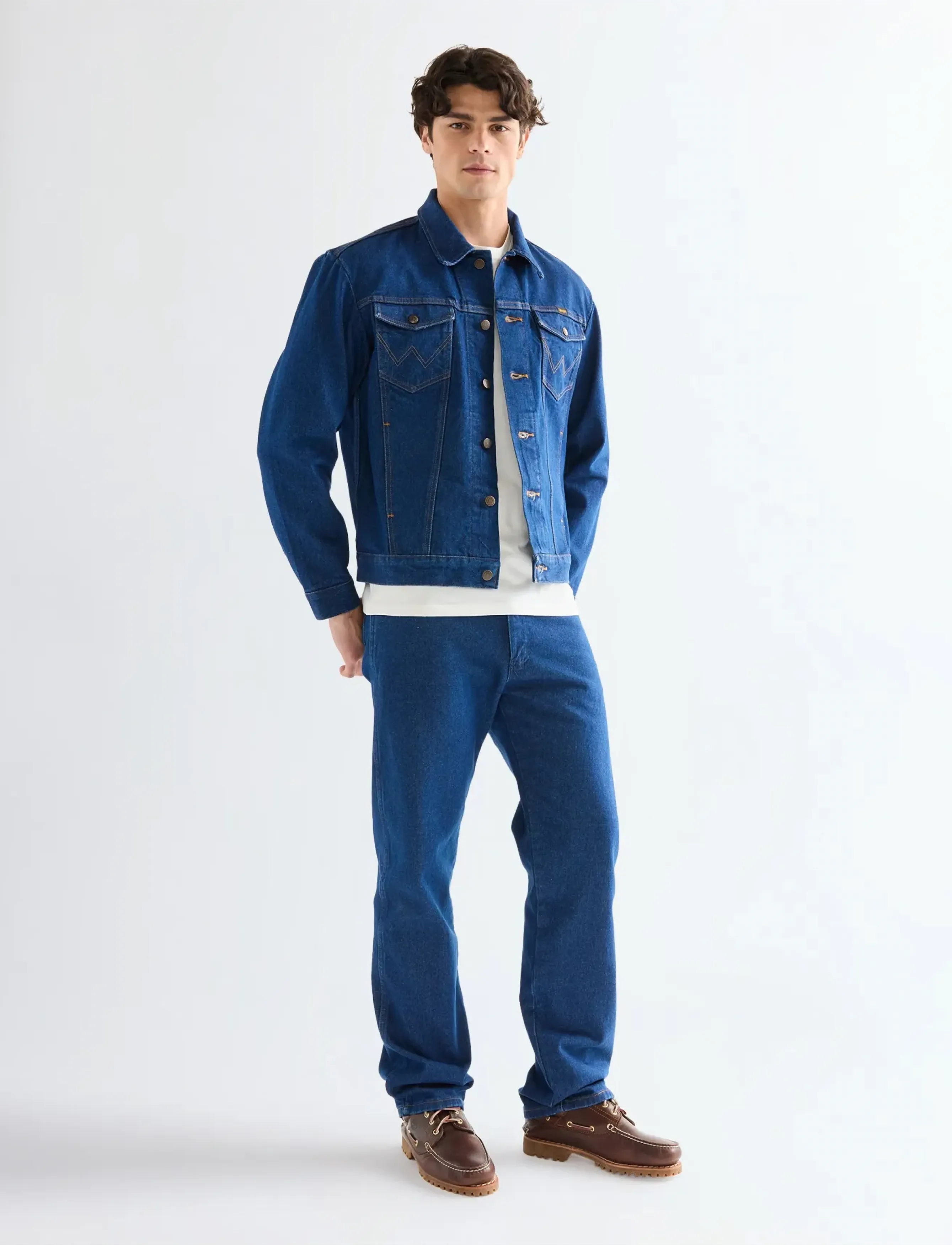 WRANGLER Embroidery Tee t-shirts - bas herr – bild 6