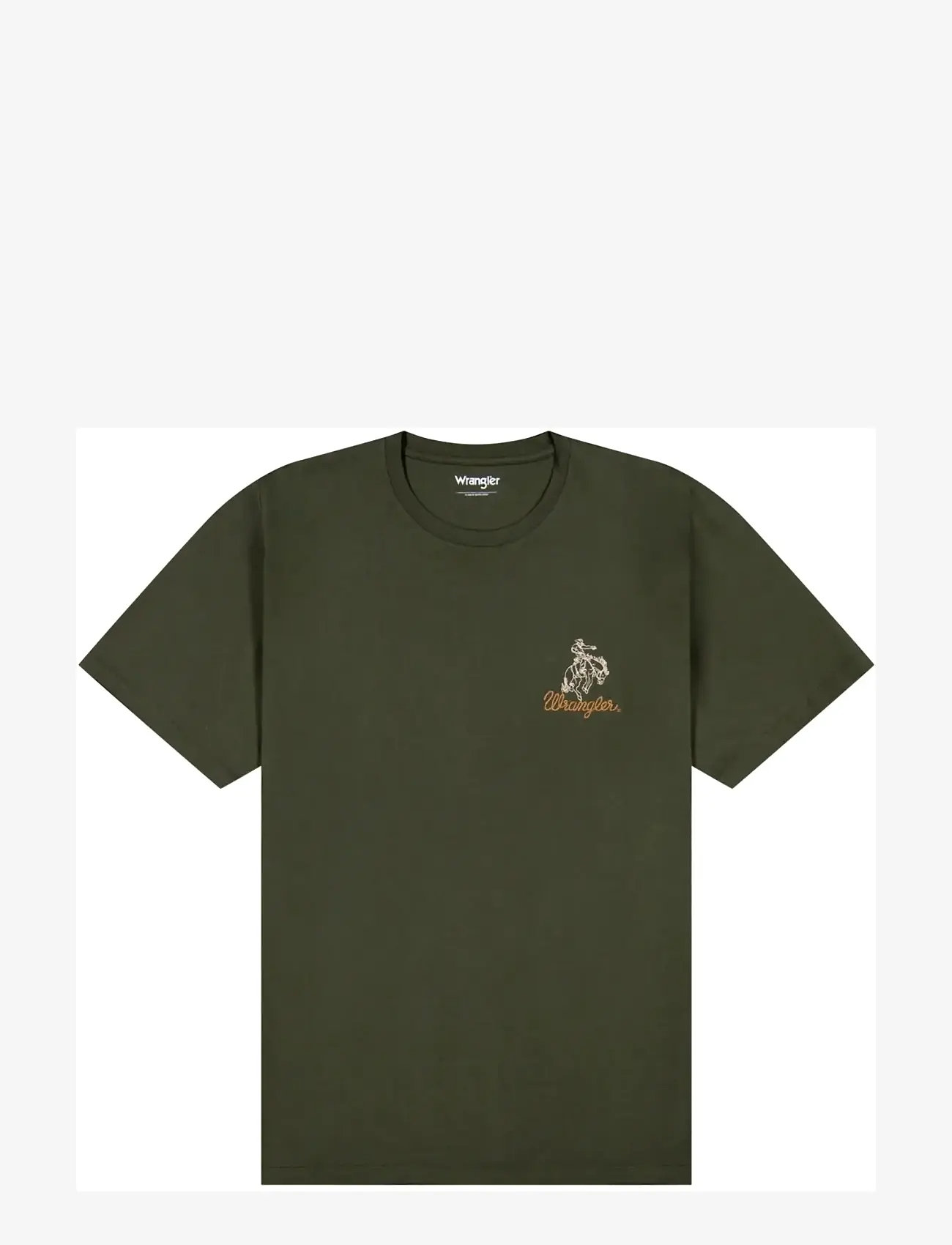 Wrangler - EMBROIDERY TEE - kortærmede t-shirts - deep depths - 1