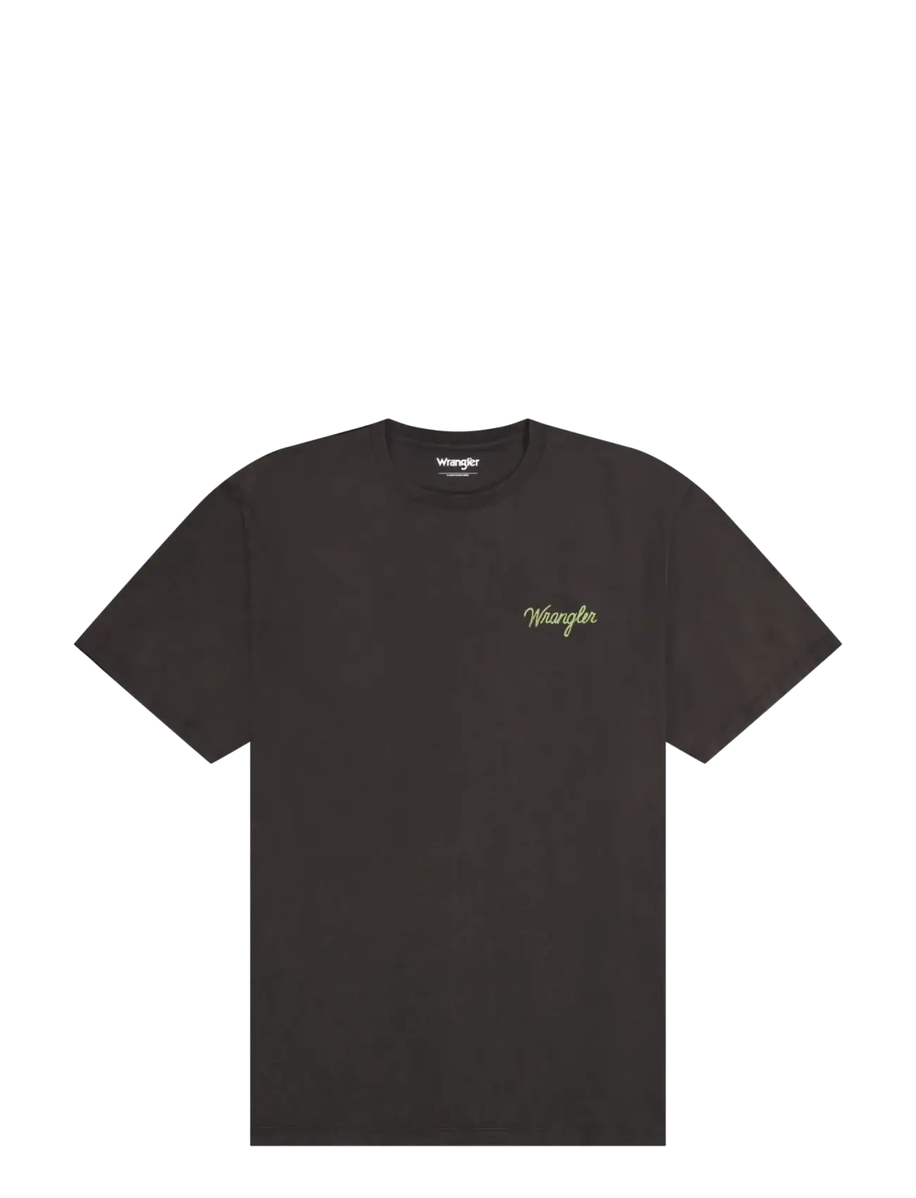 Wrangler GRAPHIC TEE - T-shirts - BLACK / brown