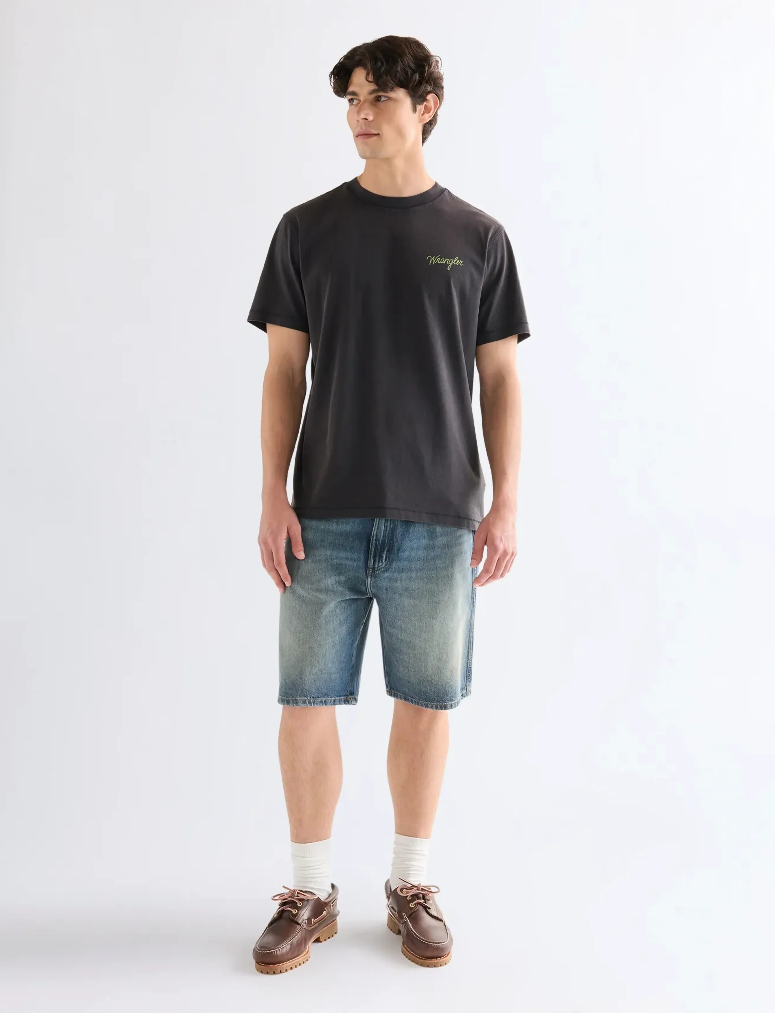 Wrangler - GRAPHIC TEE - die niedrigsten preise - black - 4
