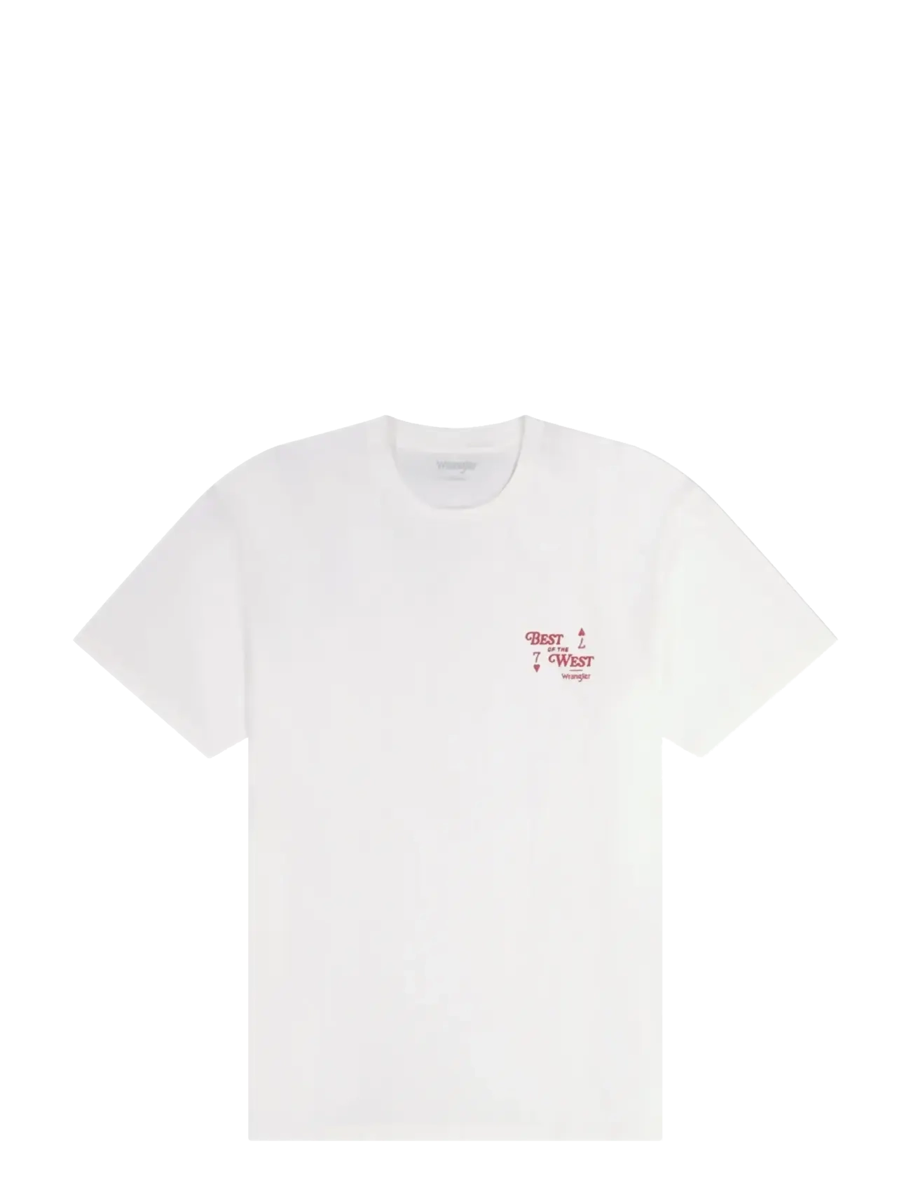 Wrangler VINTAGE TEE - T-shirts - WORN WHITE / white