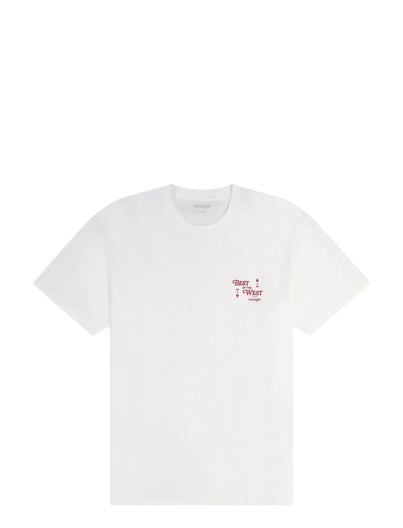 Wrangler - VINTAGE TEE - kortærmede t-shirts - worn white - 1