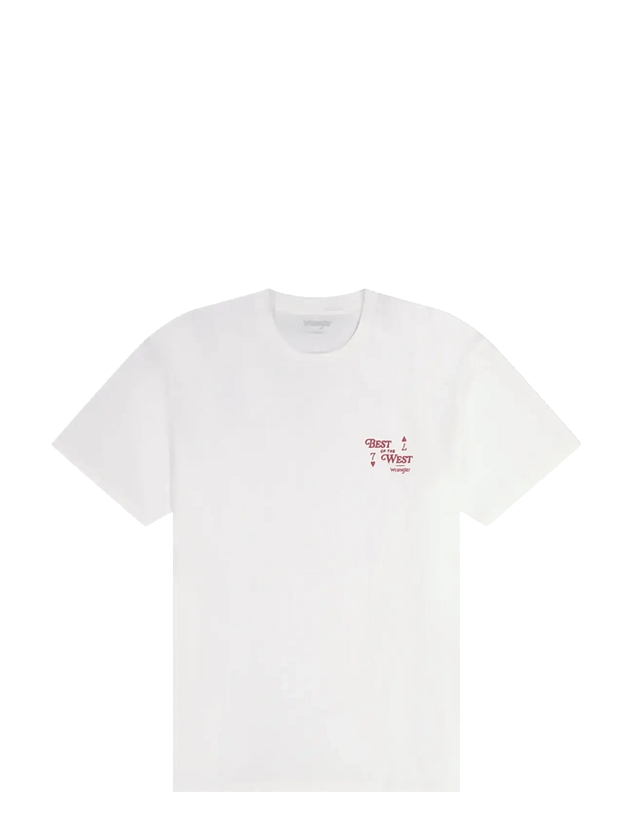 Wrangler - VINTAGE TEE - kurzärmelig - worn white - 1