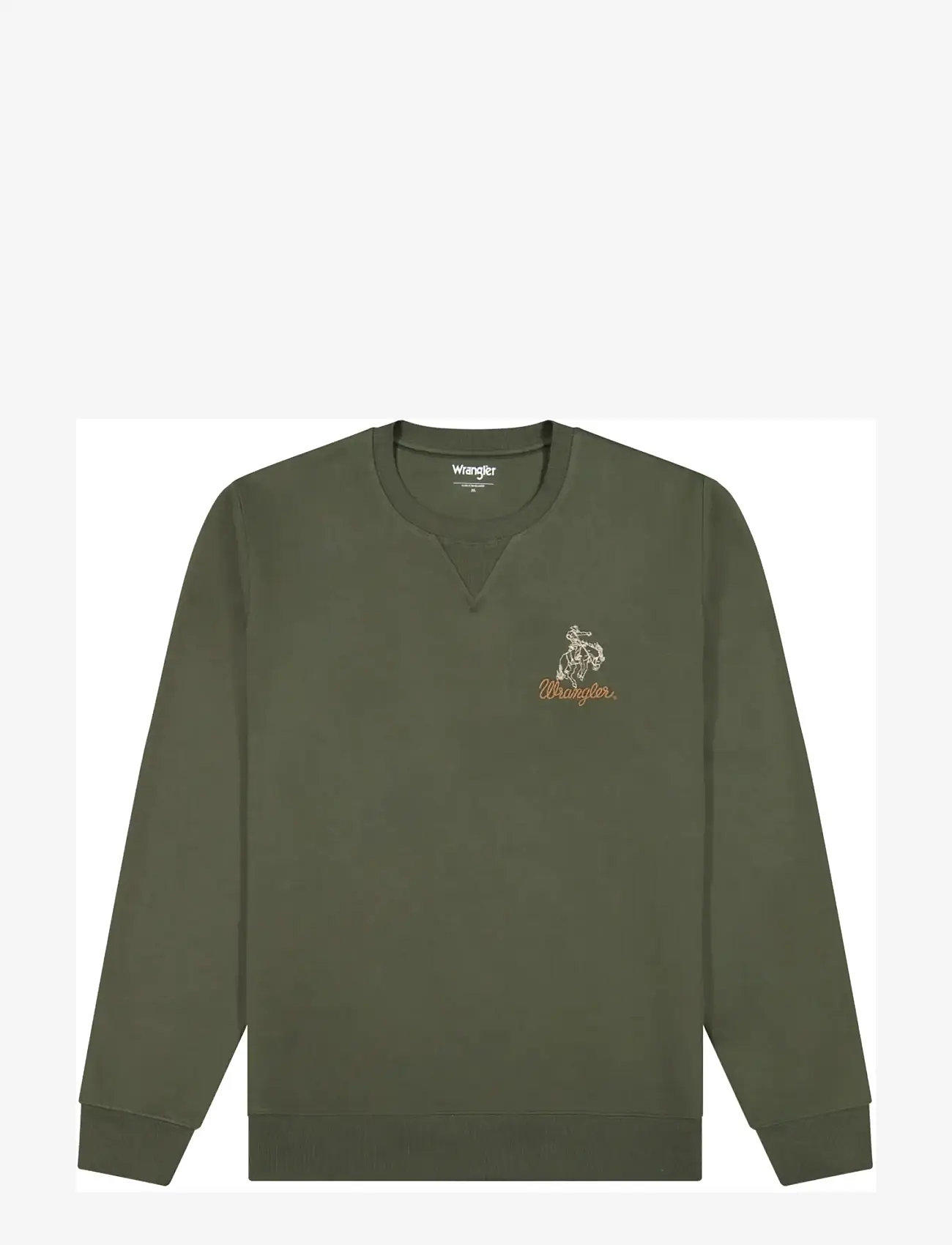 Wrangler - EMBROIDERY CREW - kollektioner - deep depths - 1