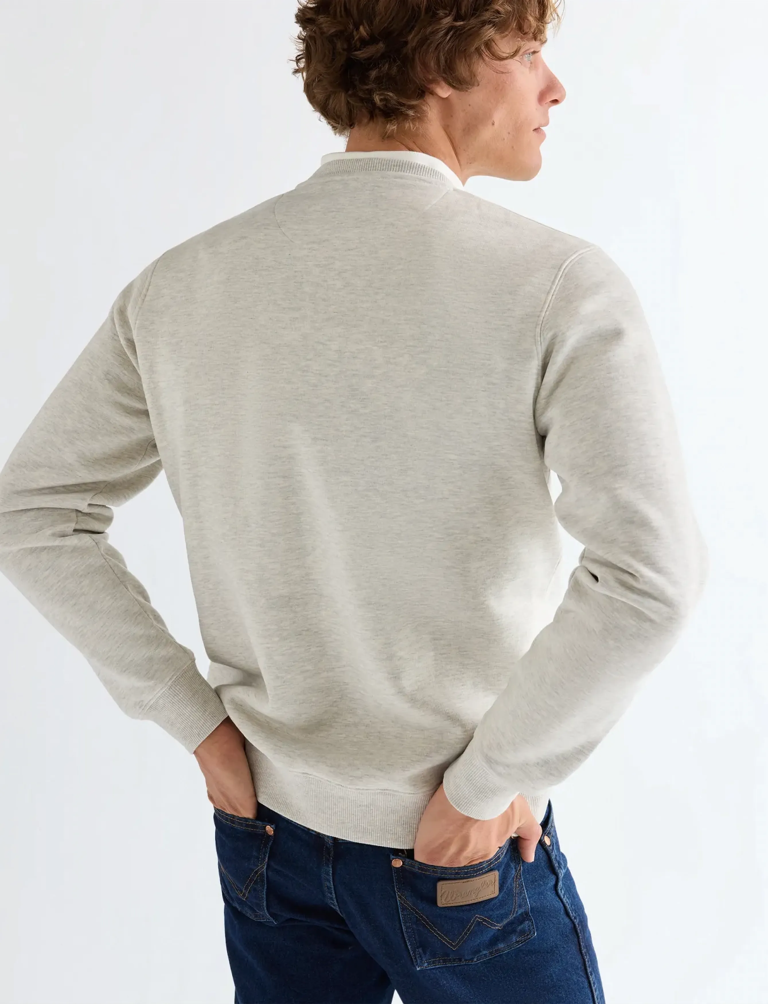 WRANGLER Embroidery Crew tröjor herr – bild 5