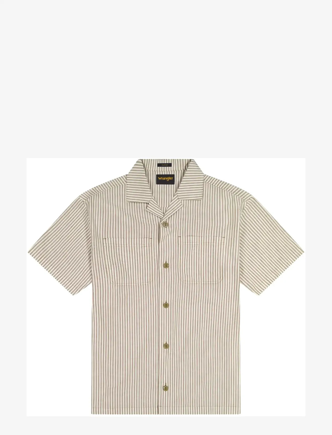 Wrangler - SS RESORT SHIRT - kortærmede skjorter - gothic olive - 1