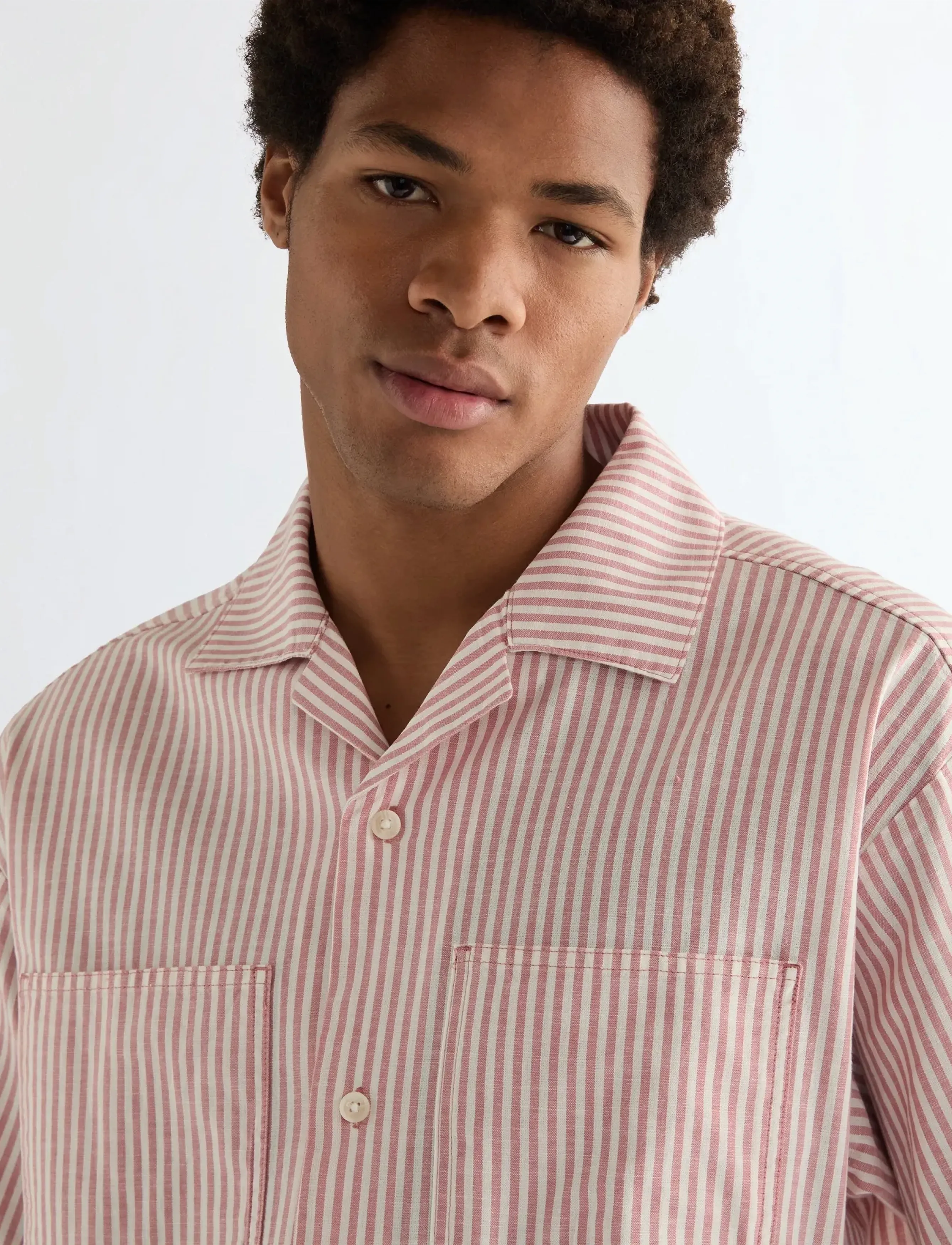 Wrangler - SS RESORT SHIRT - kortærmede skjorter - dusty rose - 5