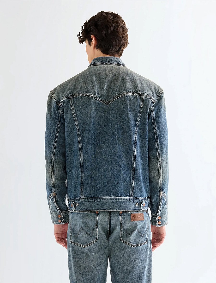 Wrangler - TRAILRIDER JACKET - forede denimjakker - dusk - 3