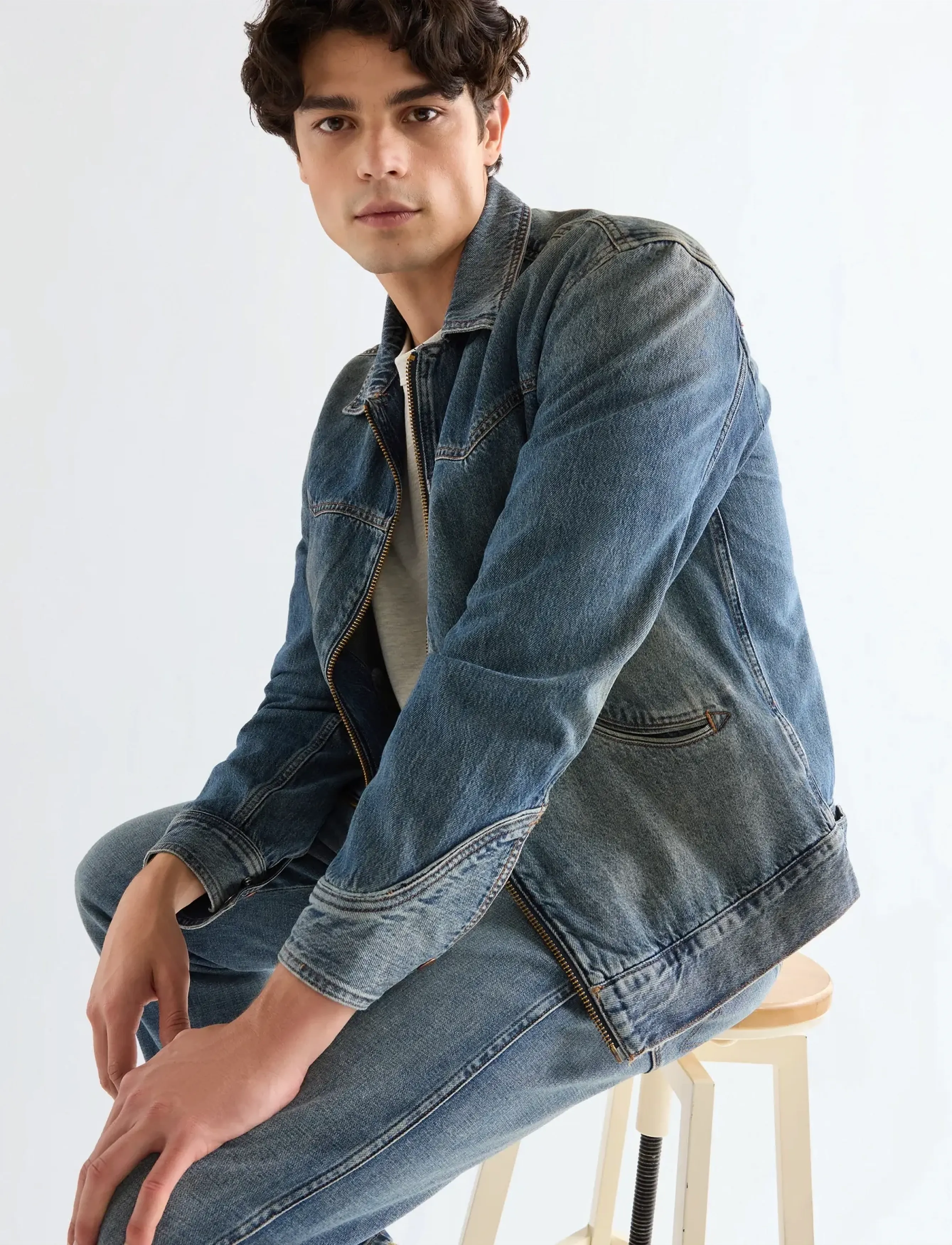 WRANGLER Trailrider Jacket jeansjackor herr – bild 6