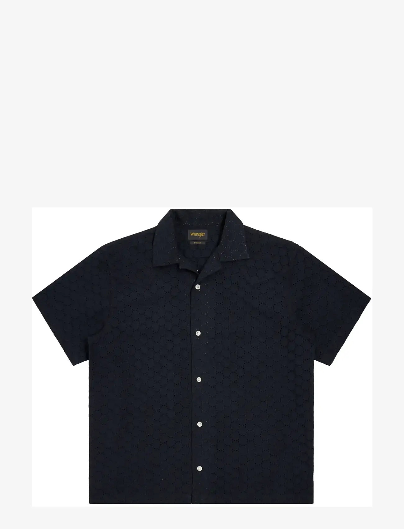 Wrangler - SS RESORT SHIRT - kortærmede skjorter - dark navy - 1